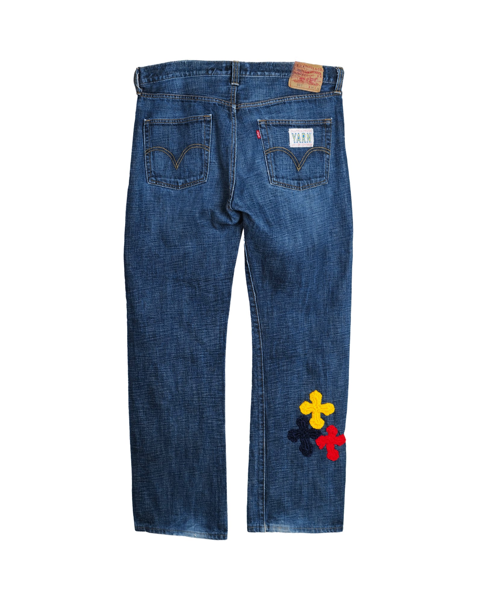 Y.A.R.N.・ヤーン - デニムパンツ Y.A.R.N. DENIM AW06 / MULTI