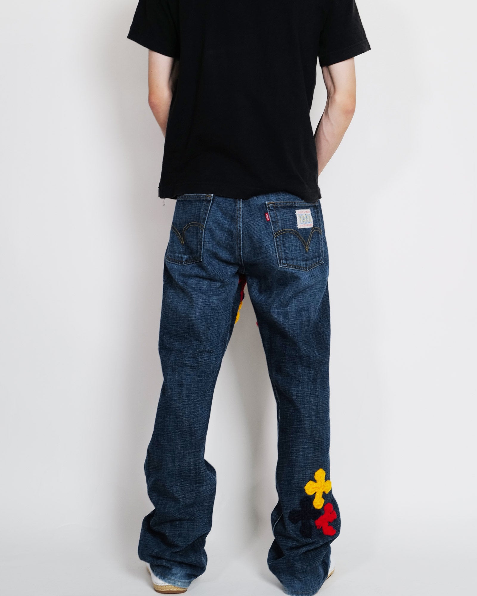 Y.A.R.N.・ヤーン - デニムパンツ Y.A.R.N. DENIM AW06 / MULTI