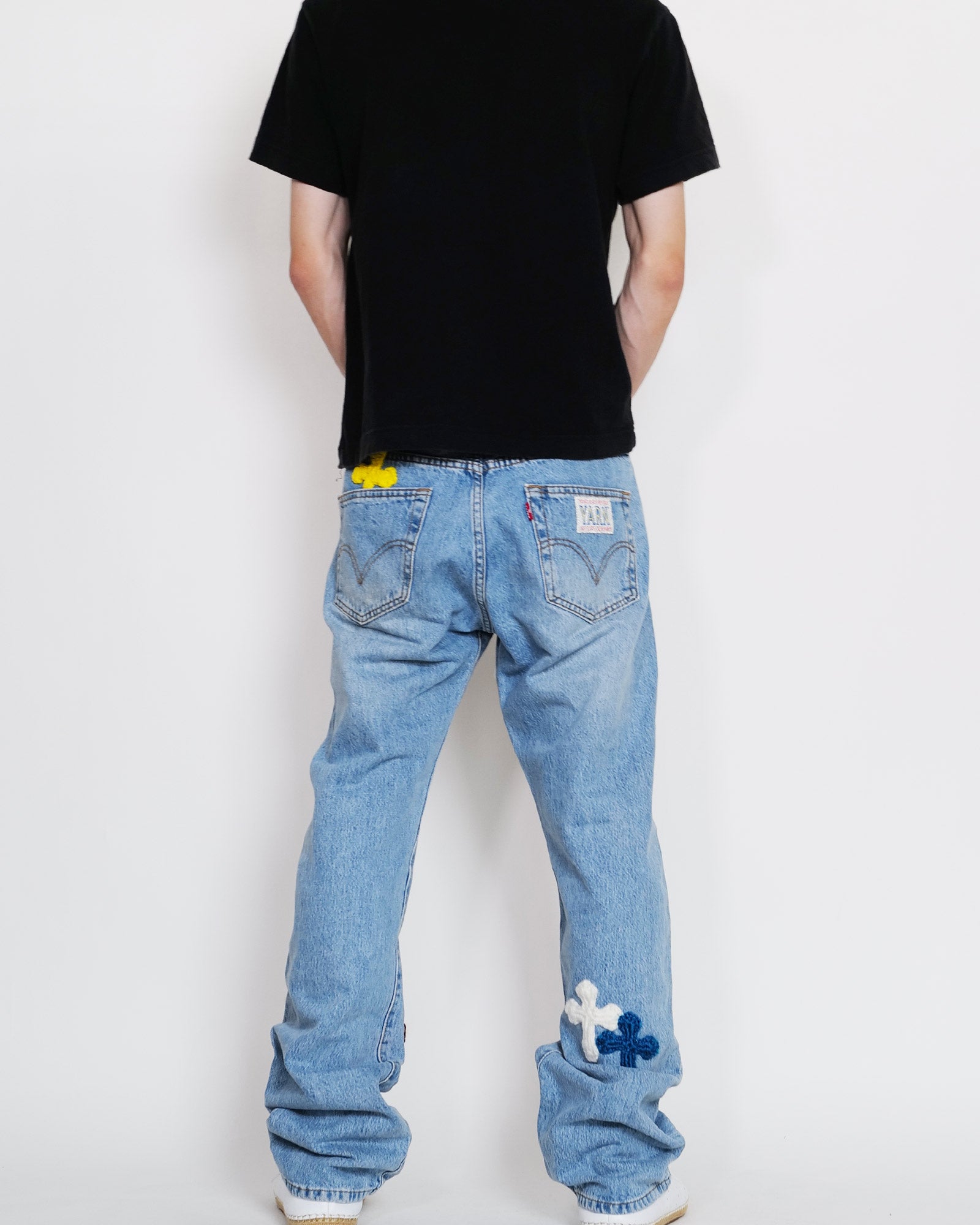 Y.A.R.N.・ヤーン - デニムパンツ Y.A.R.N. DENIM AW08 / MULTI