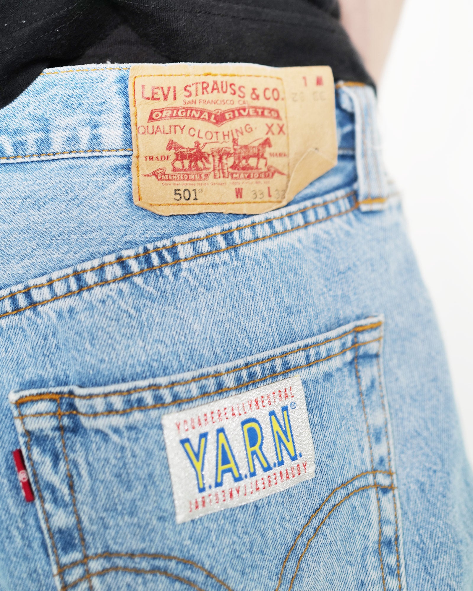 Y.A.R.N.・ヤーン - デニムパンツ Y.A.R.N. DENIM AW08 / MULTI