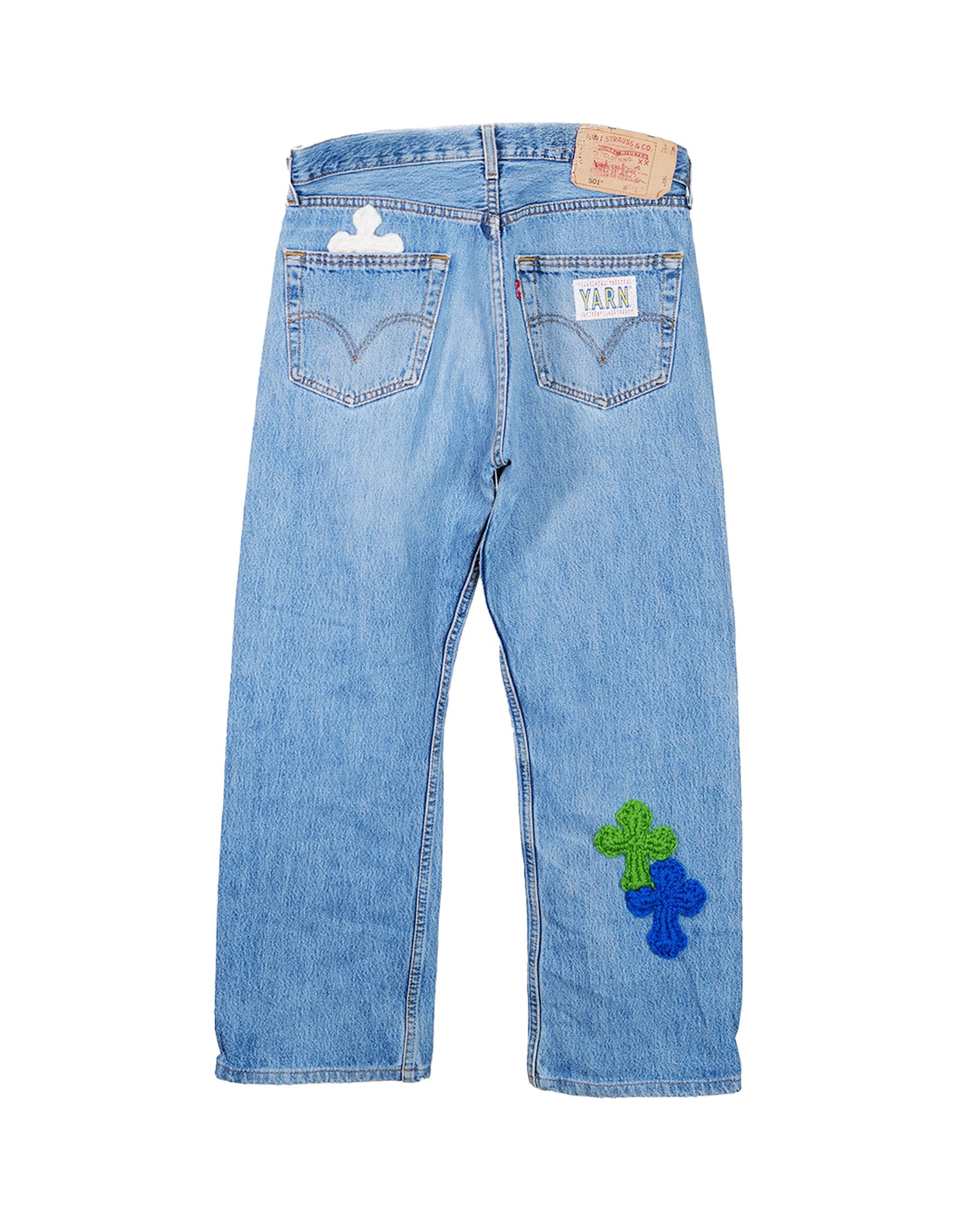 Y.A.R.N.・ヤーン - デニムパンツ Y.A.R.N. DENIM AW09 / MULTI