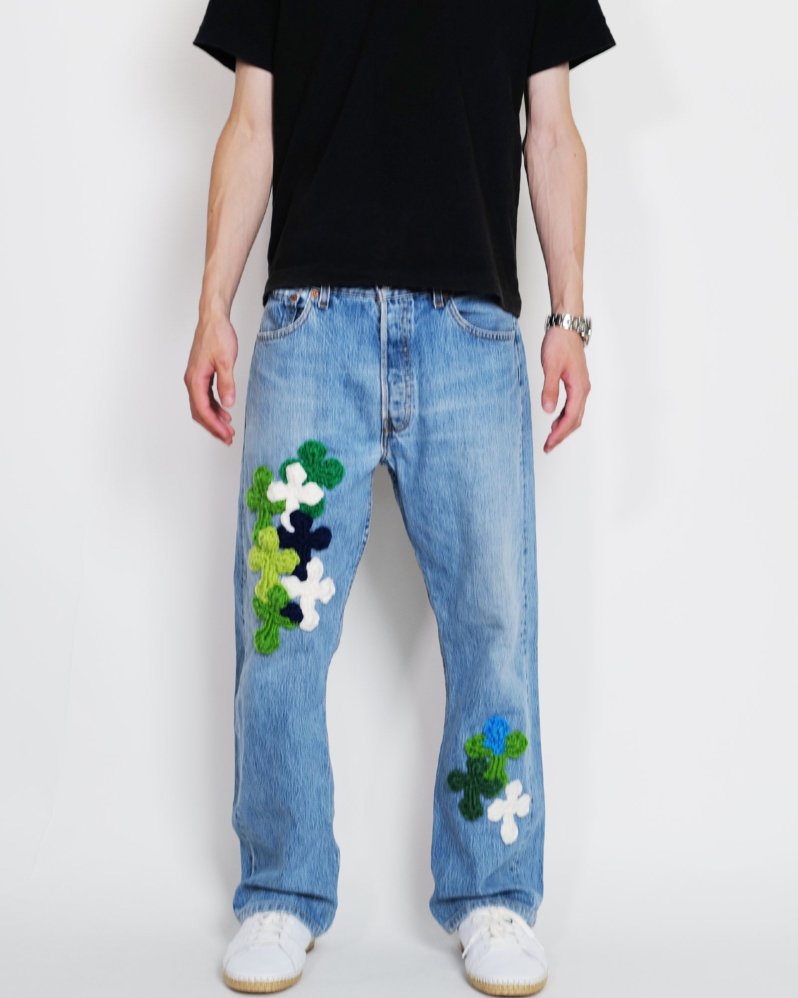 Y.A.R.N.・ヤーン - デニムパンツ Y.A.R.N. DENIM AW09 / MULTI