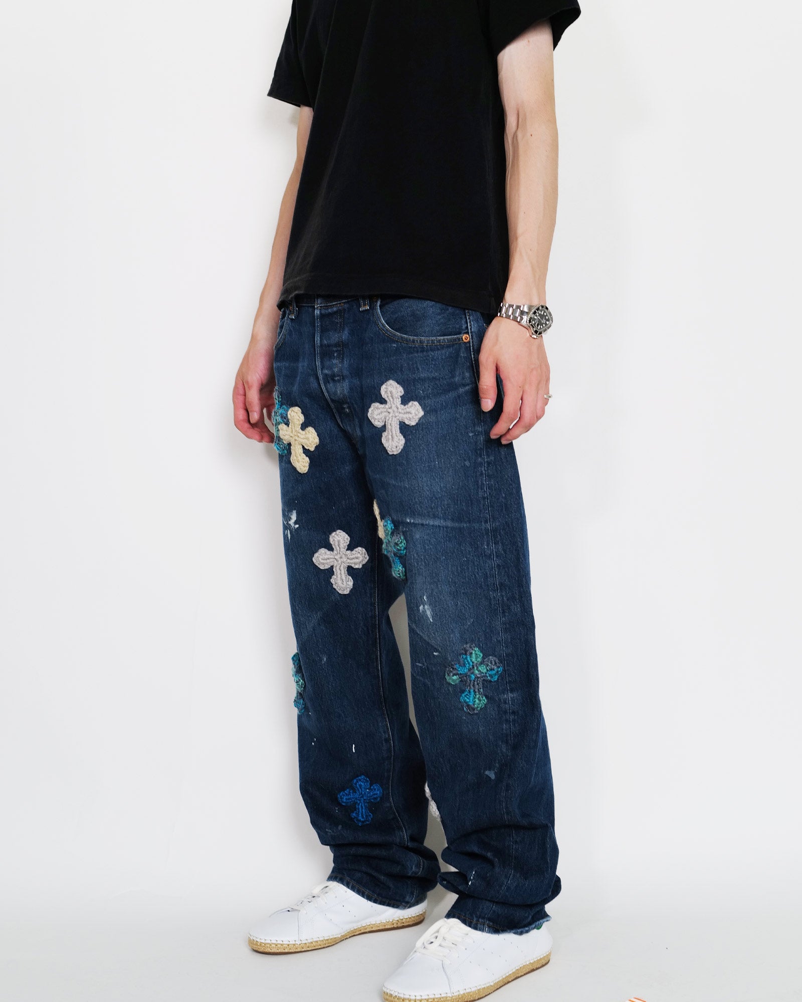 Y.A.R.N.・ヤーン - デニムパンツ Y.A.R.N. DENIM AW10 / MULTI