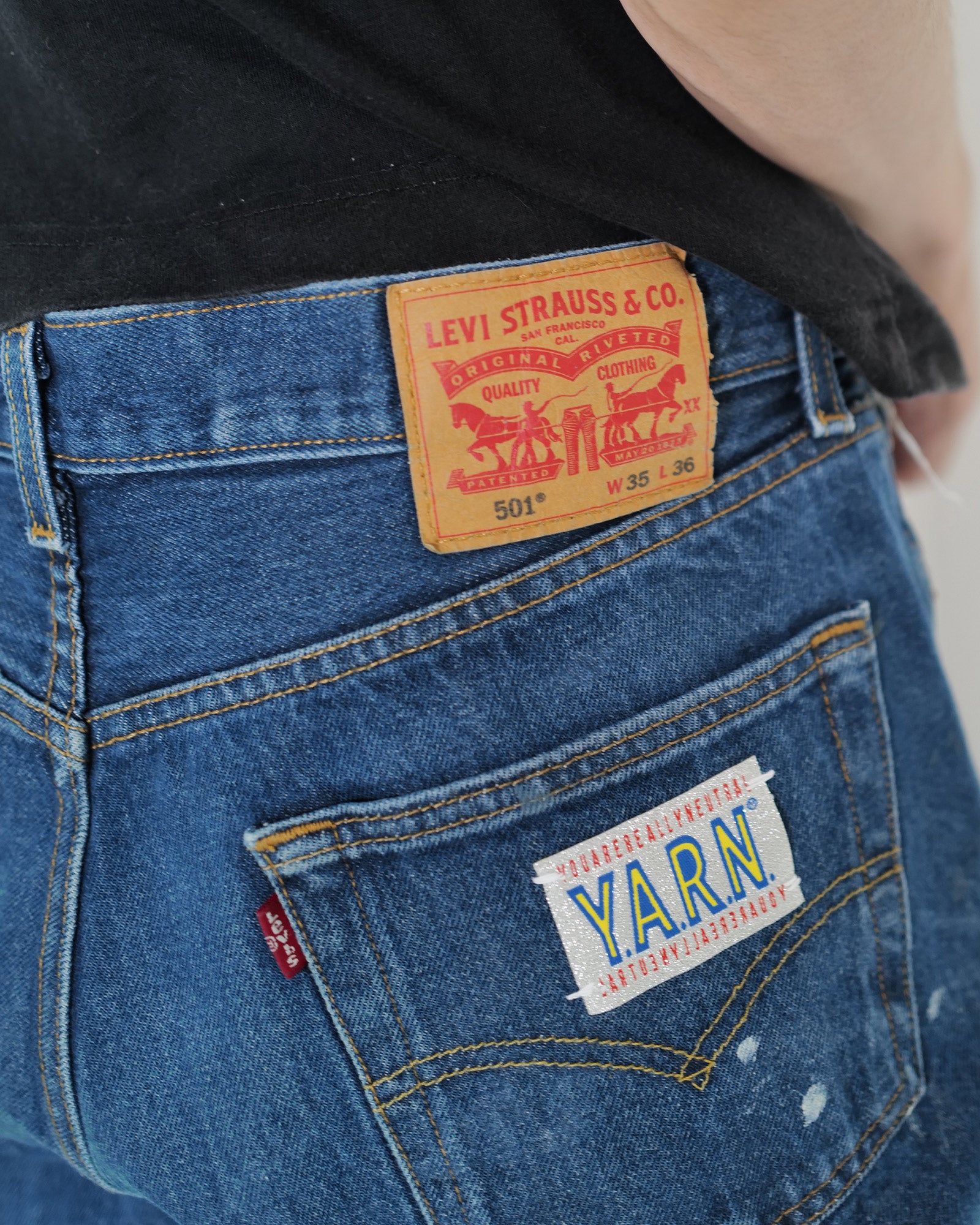 Y.A.R.N.・ヤーン - デニムパンツ Y.A.R.N. DENIM AW10 / MULTI