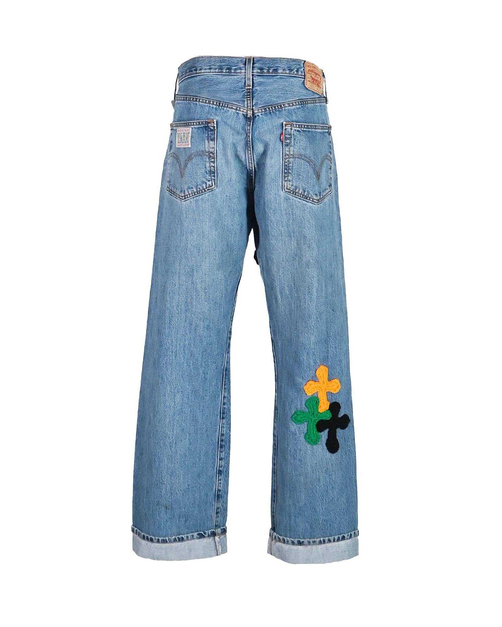 Y.A.R.N.・ヤーン - デニムパンツ Y.A.R.N. DENIM AW12 / MULTI