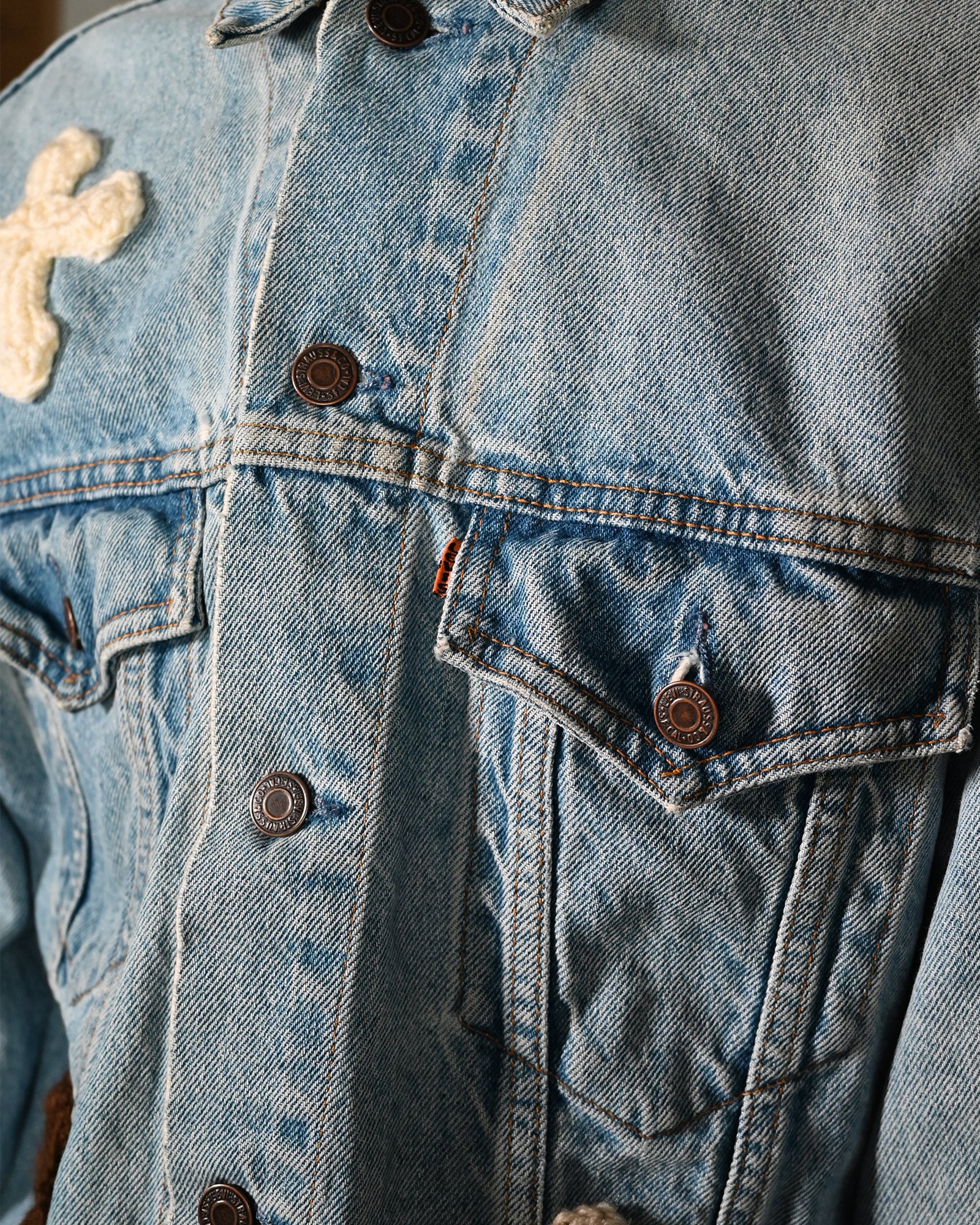 Y.A.R.N.・ヤーン - デニムジャケット Y.A.R.N. DENIM JACKET AW03 / MULTI