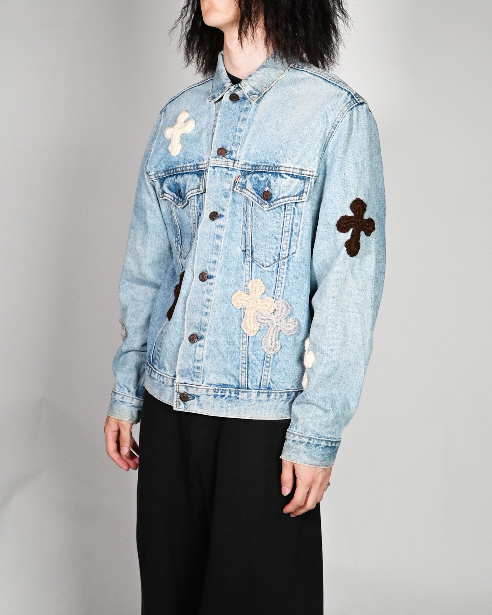 Y.A.R.N.・ヤーン - デニムジャケット Y.A.R.N. DENIM JACKET AW03 / MULTI