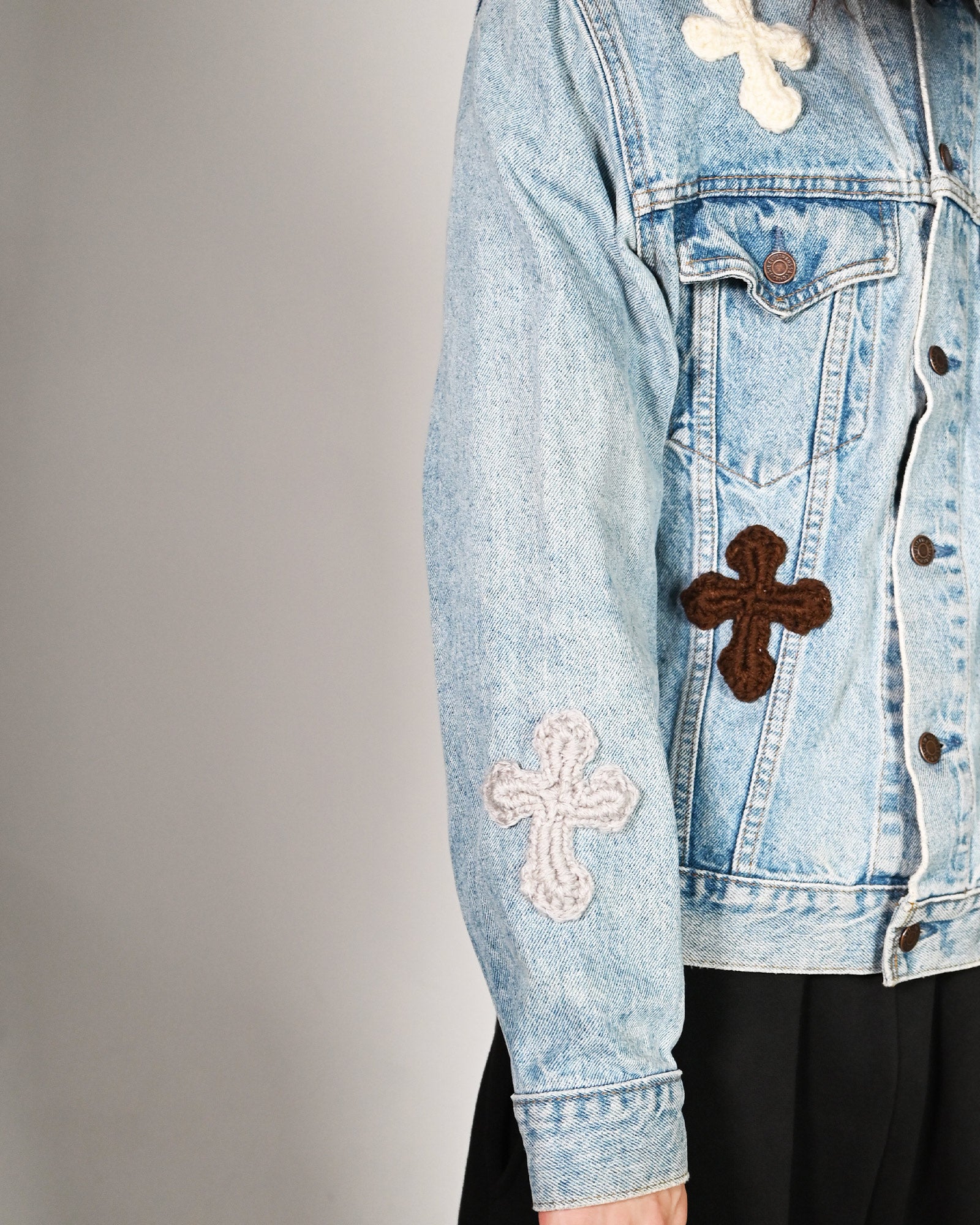 Y.A.R.N.・ヤーン - デニムジャケット Y.A.R.N. DENIM JACKET AW03 / MULTI