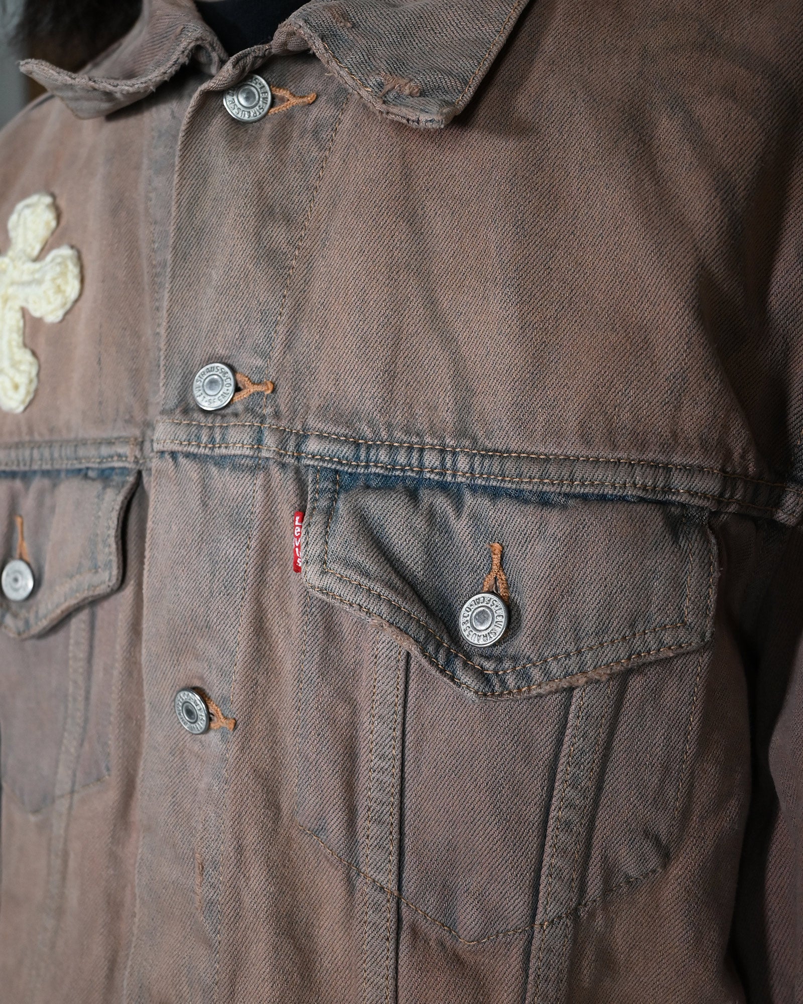 Y.A.R.N.・ヤーン - デニムジャケット Y.A.R.N. DENIM JACKET AW06 / MULTI