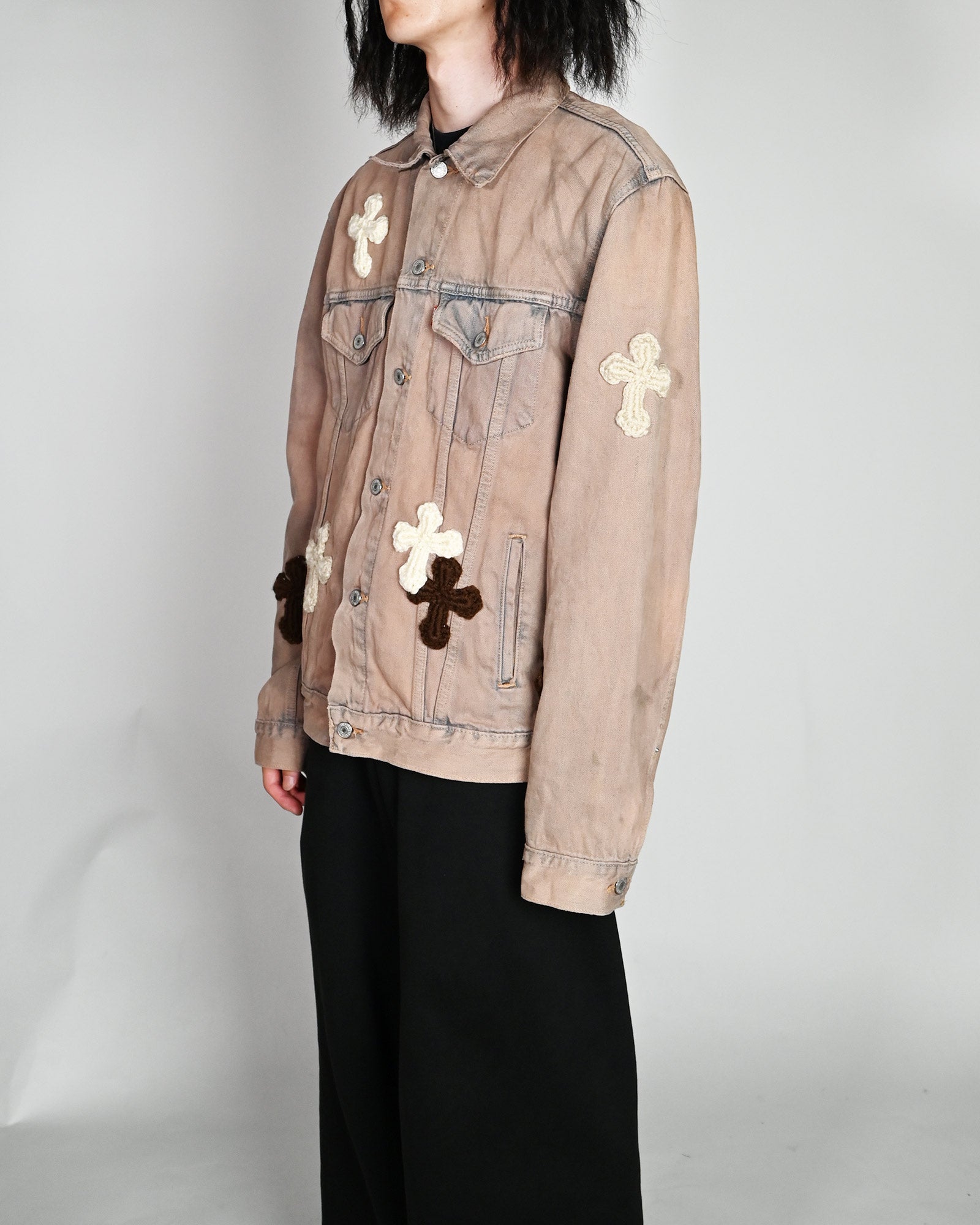 Y.A.R.N.・ヤーン - デニムジャケット Y.A.R.N. DENIM JACKET AW06 / MULTI