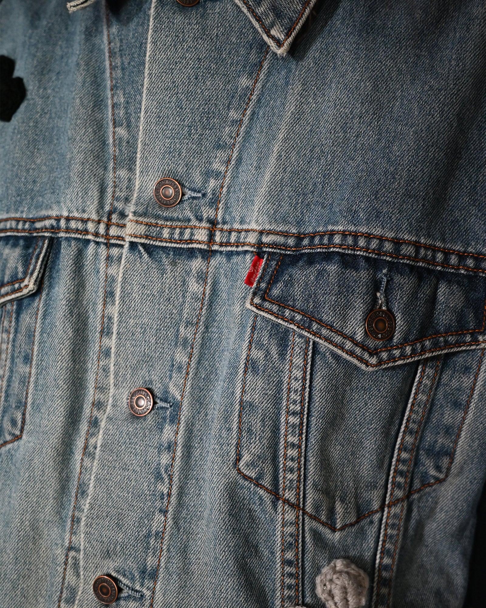 Y.A.R.N.・ヤーン - デニムジャケット Y.A.R.N. DENIM JACKET AW08 / MULTI