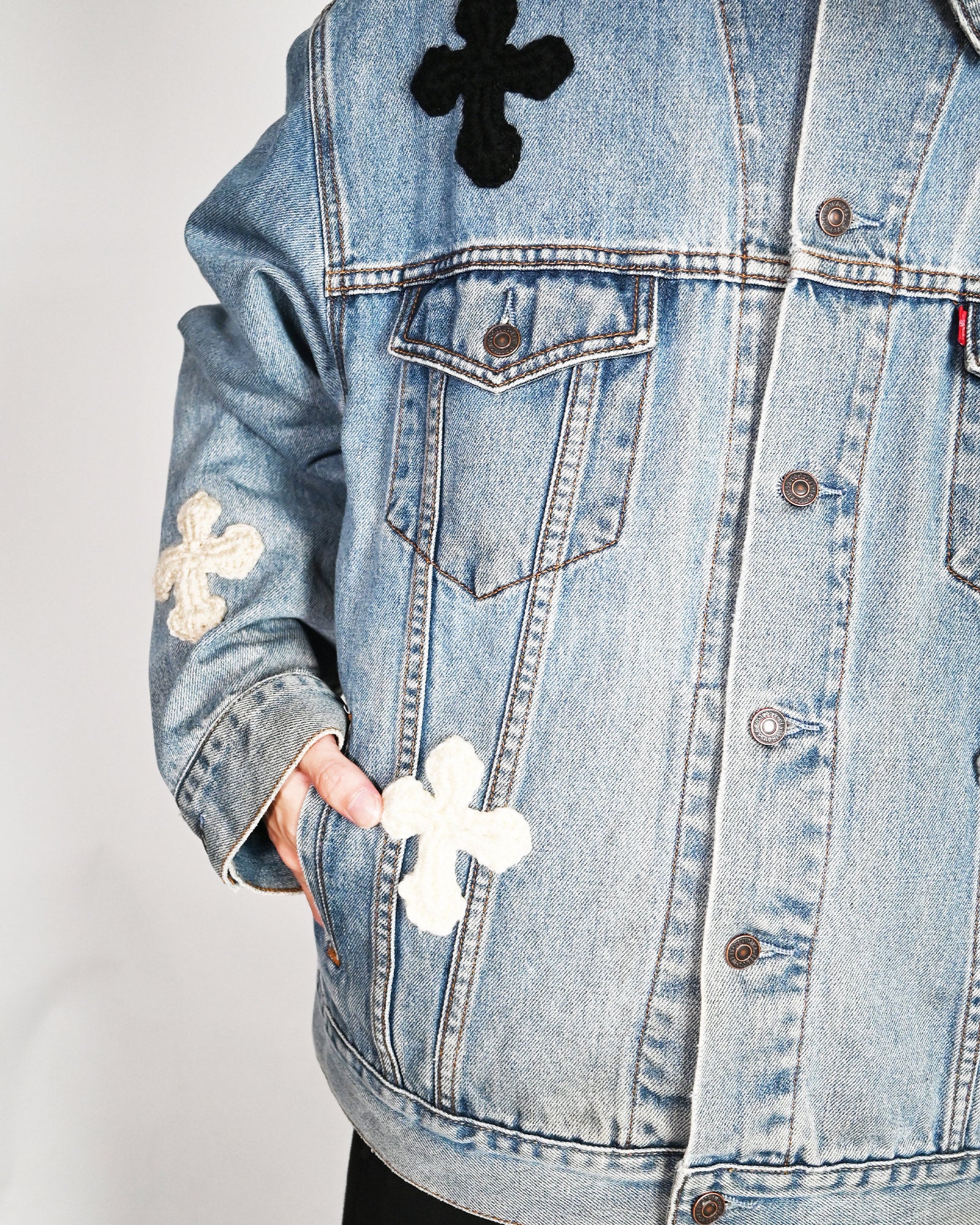 Y.A.R.N.・ヤーン - デニムジャケット Y.A.R.N. DENIM JACKET AW08 / MULTI