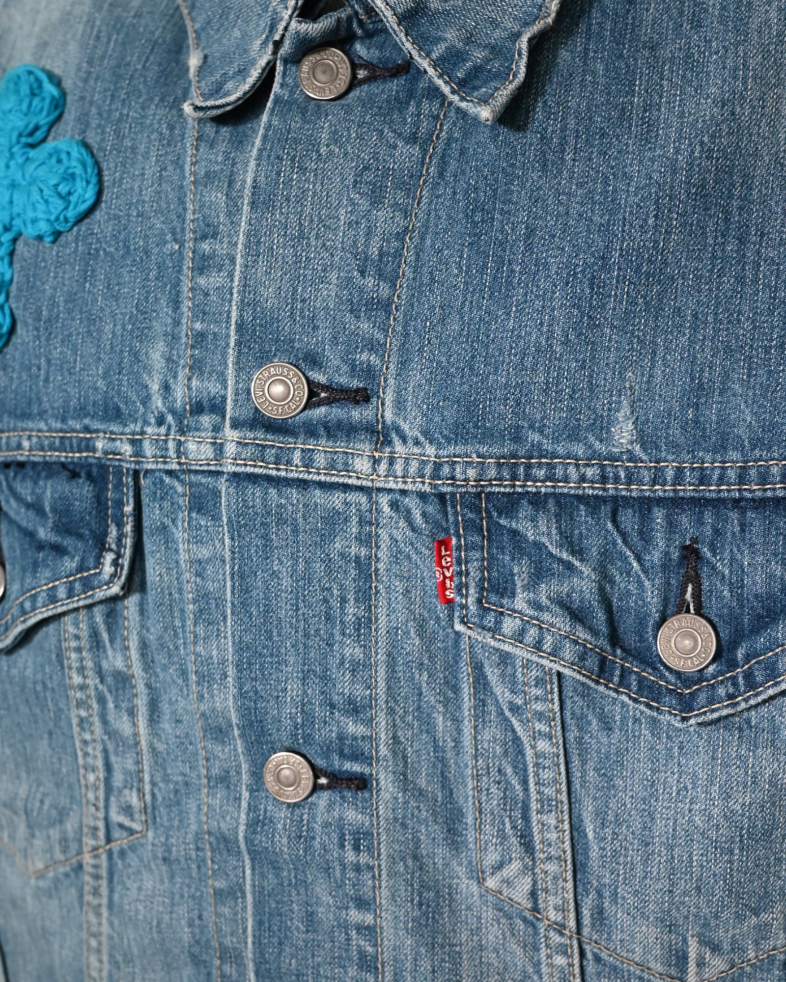 Y.A.R.N.・ヤーン - デニムジャケット Y.A.R.N. DENIM JACKET AW11 / MULTI