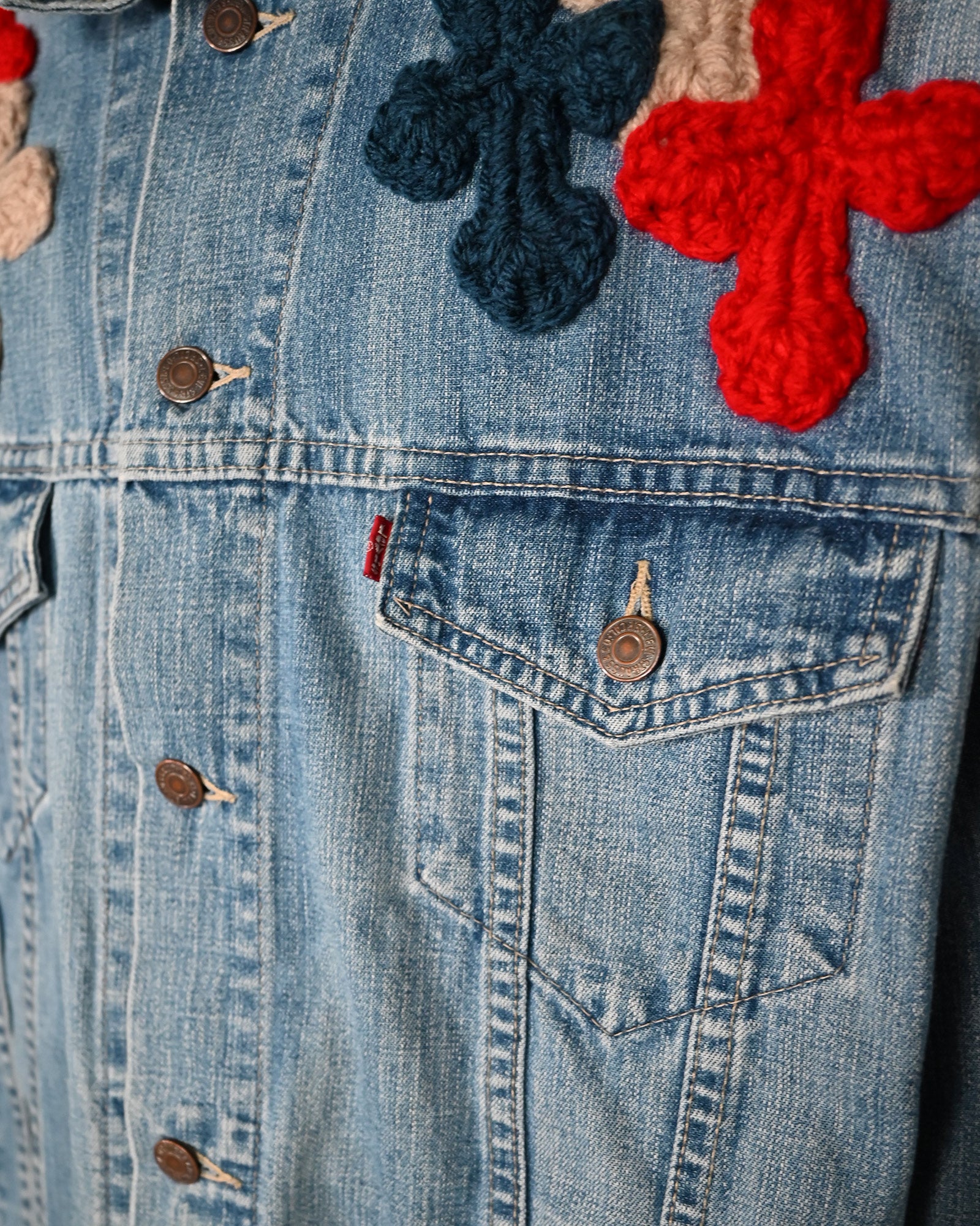 Y.A.R.N.・ヤーン - デニムジャケット Y.A.R.N. DENIM JACKET AW12 / MULTI