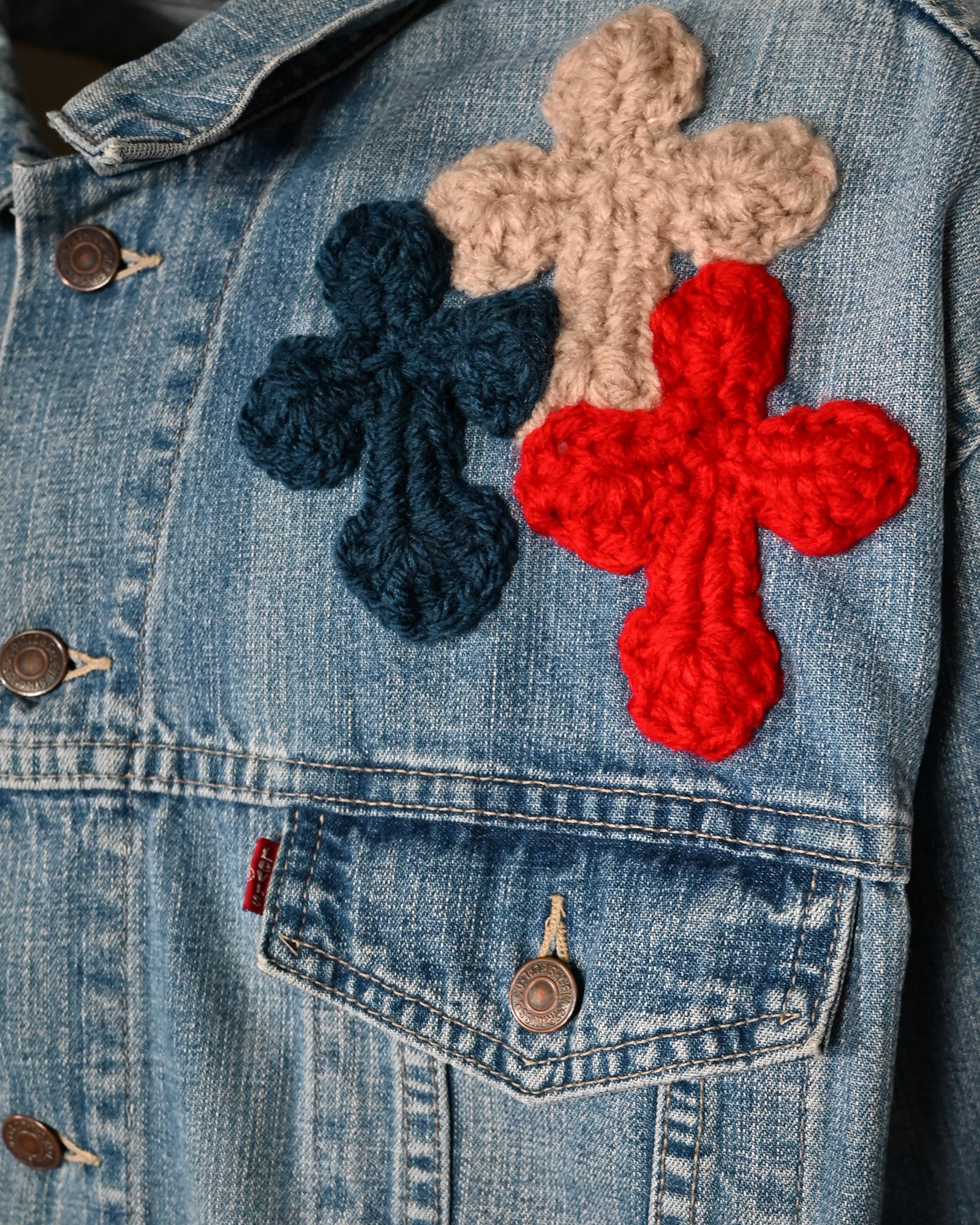 Y.A.R.N.・ヤーン - デニムジャケット Y.A.R.N. DENIM JACKET AW12 / MULTI