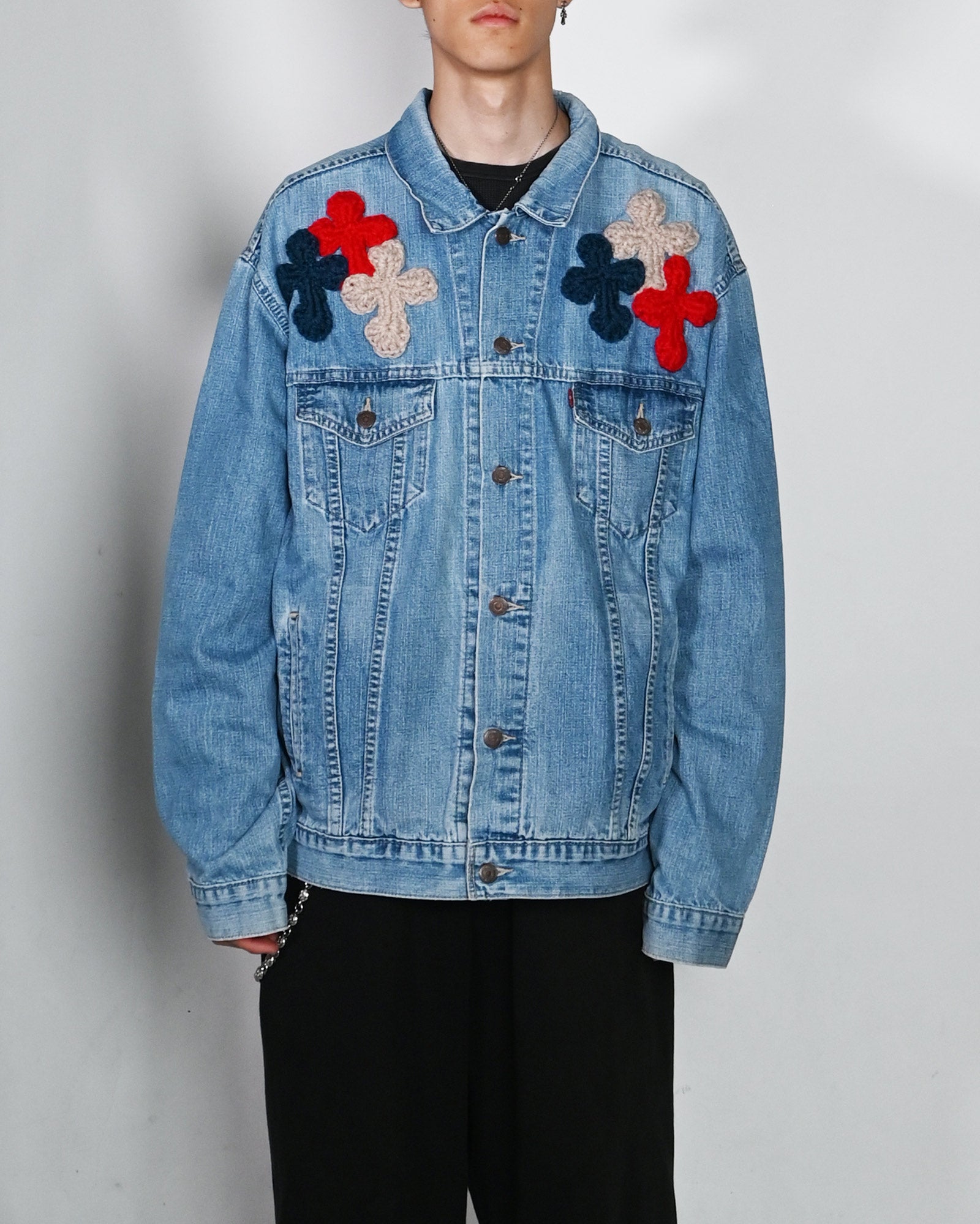 Y.A.R.N.・ヤーン - デニムジャケット Y.A.R.N. DENIM JACKET AW12 / MULTI
