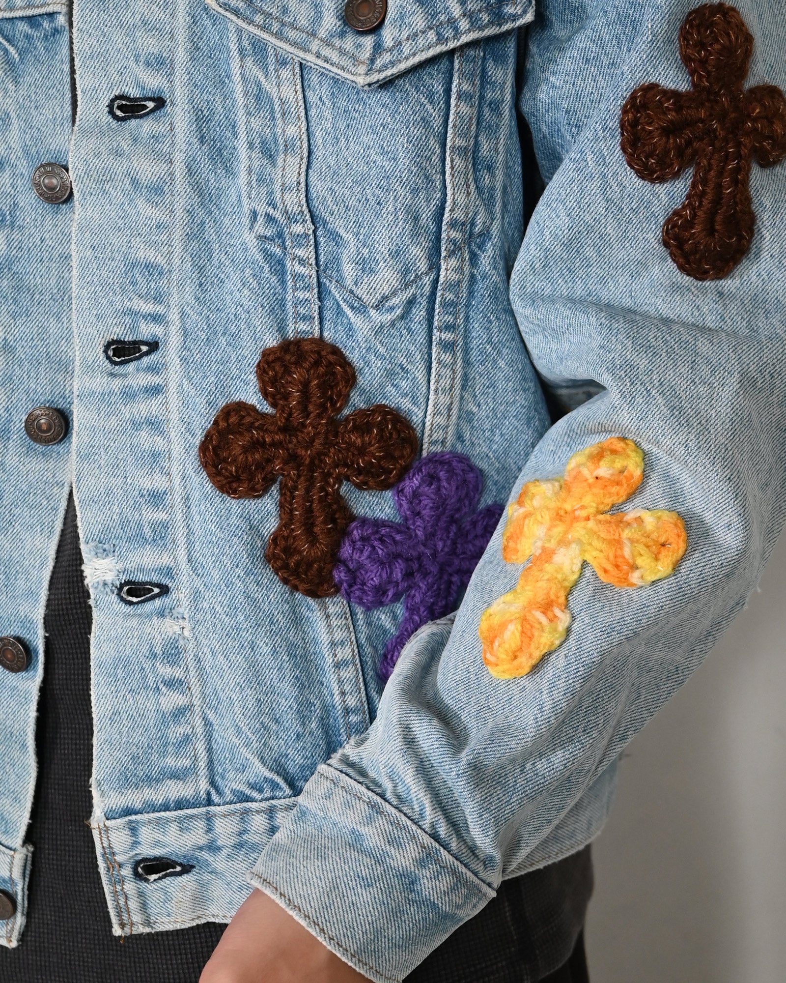 Y.A.R.N.・ヤーン - デニムジャケット Y.A.R.N. DENIM JACKET AW13 / MULTI