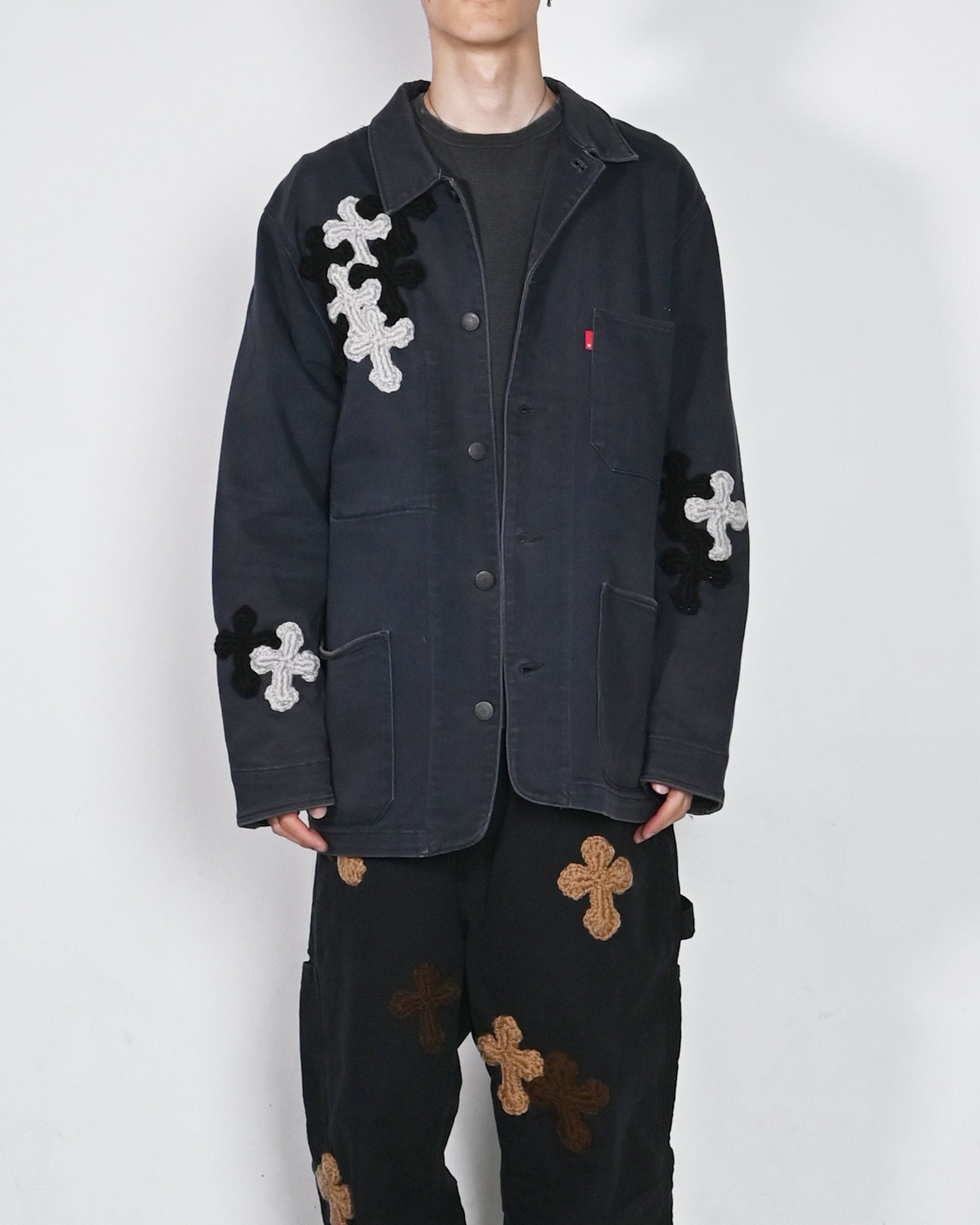 Y.A.R.N.・ヤーン - デニムジャケット Y.A.R.N. DENIM JACKET AW14 / MULTI
