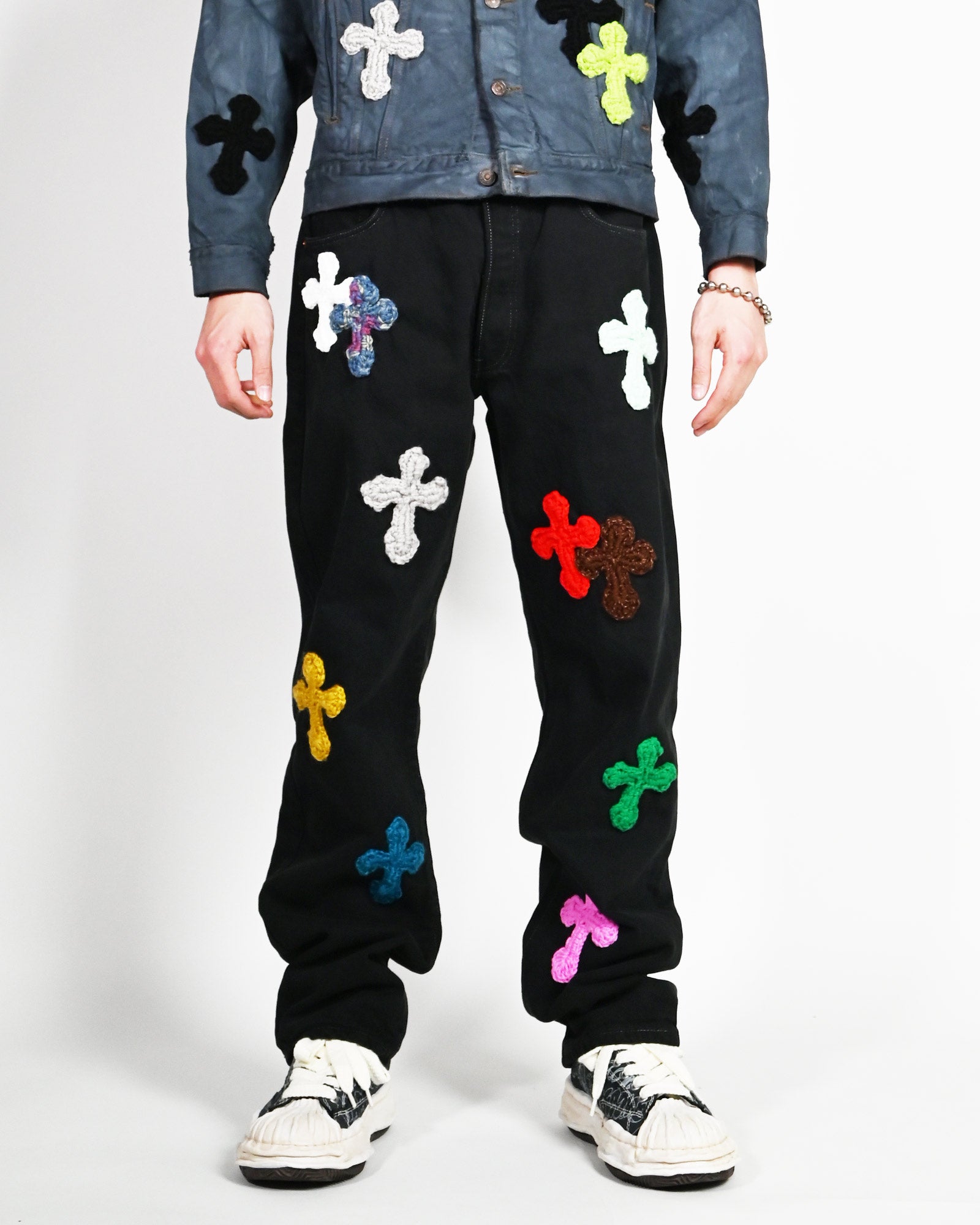 Y.A.R.N.・ヤーン - デニムパンツ Y.A.R.N. DENIM SS-10 / MULTI