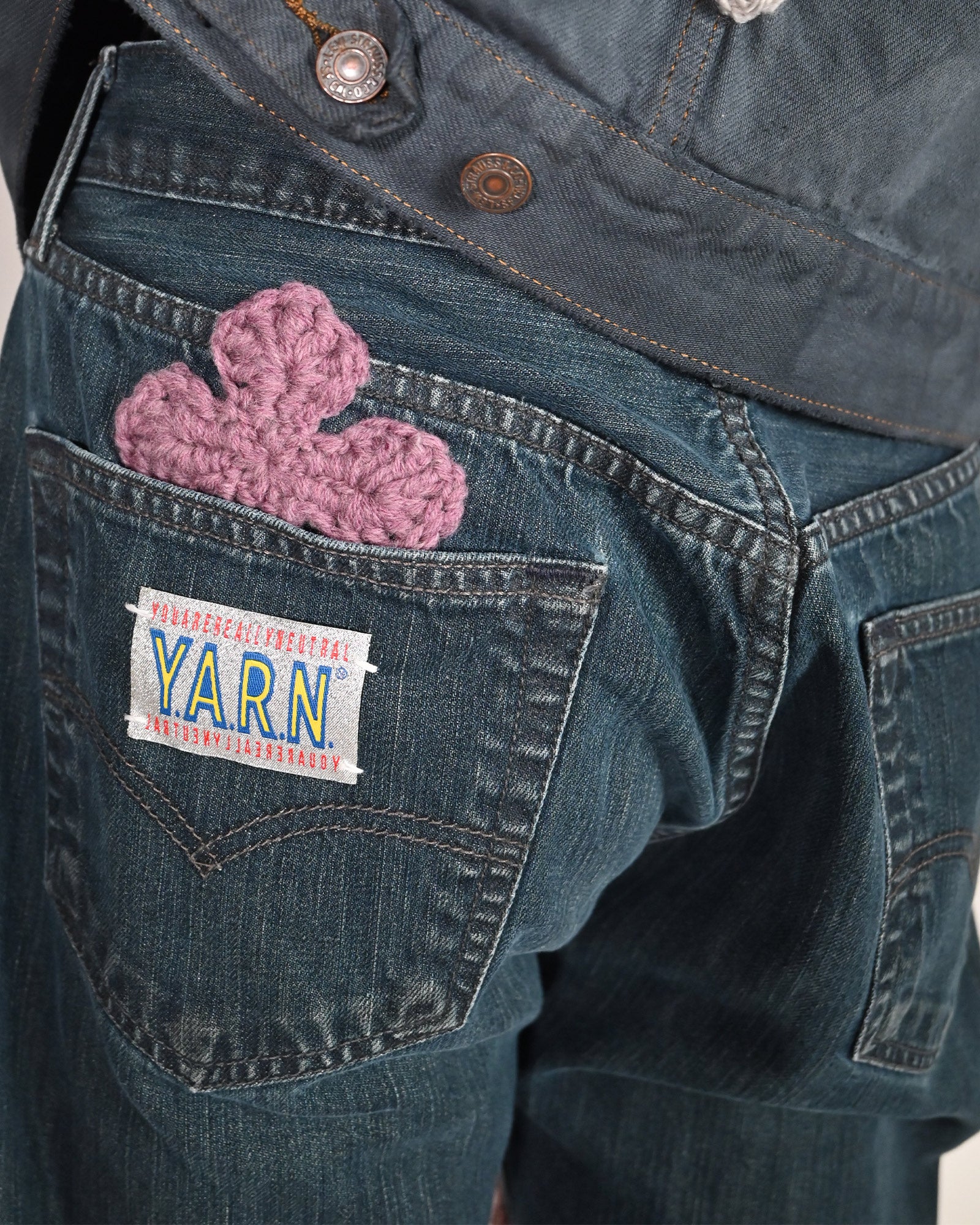 Y.A.R.N.・ヤーン - デニムパンツ Y.A.R.N. DENIM SS-7 / MULTI