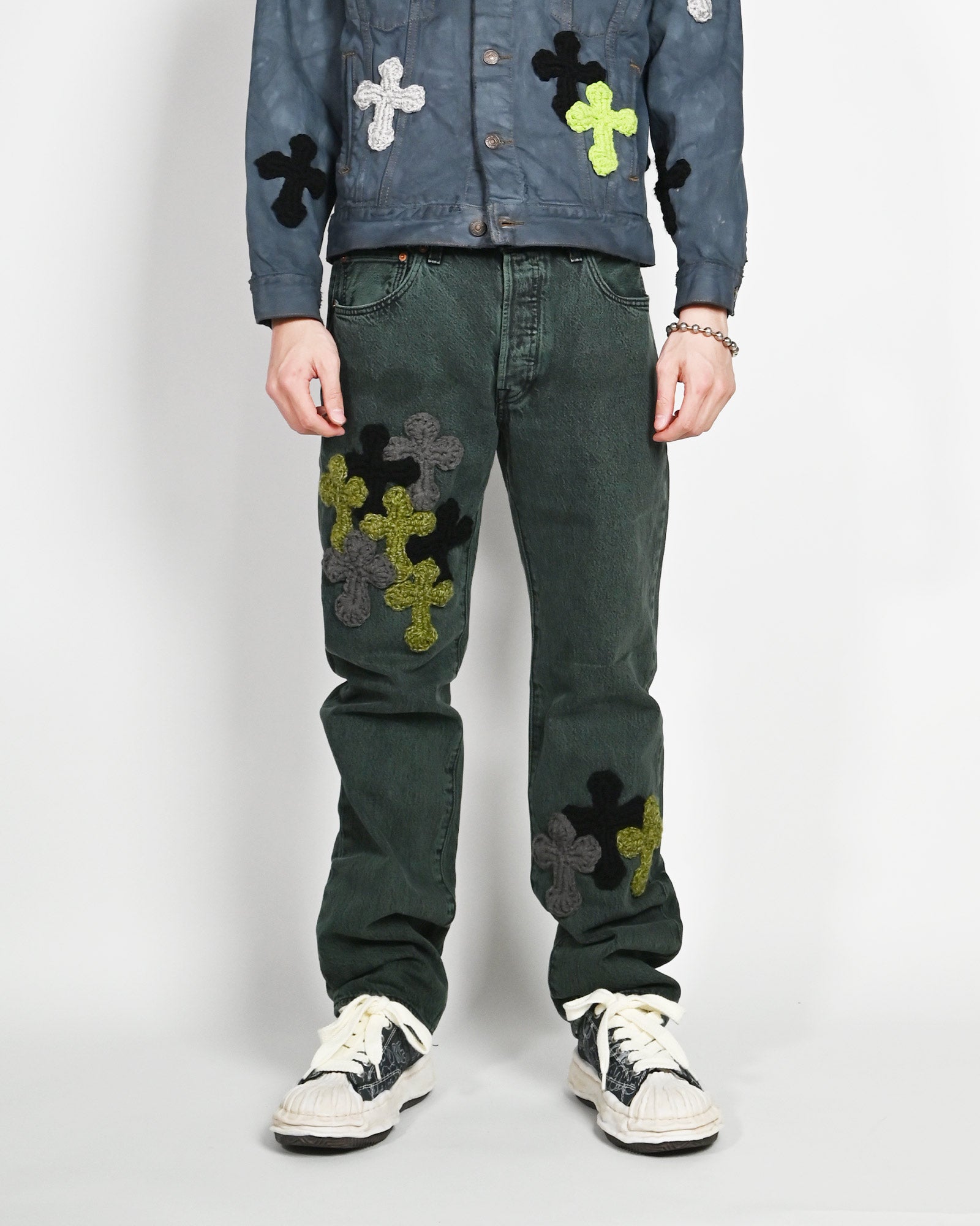 Y.A.R.N.・ヤーン - デニムパンツ Y.A.R.N. DENIM SS-8 / MULTI