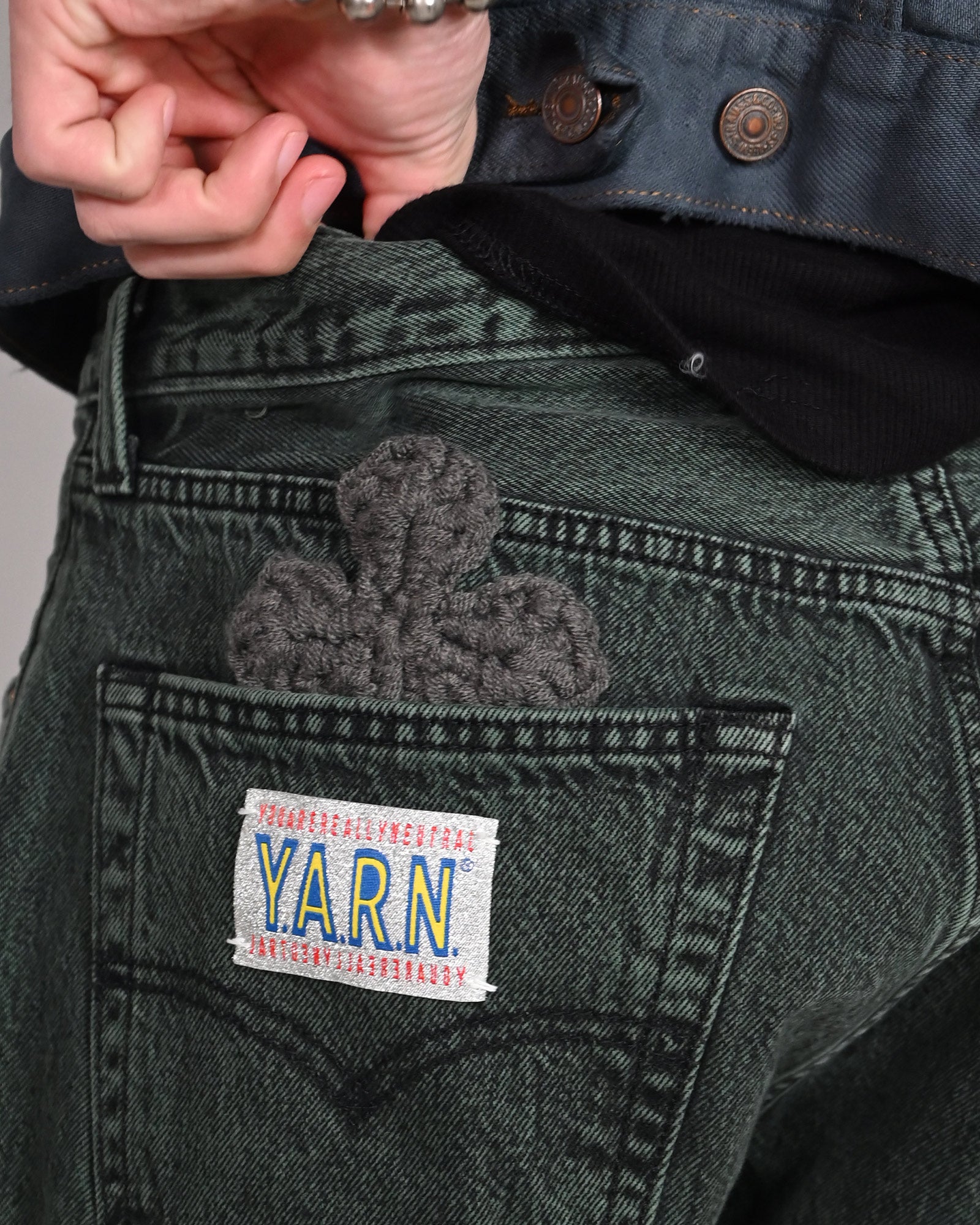 Y.A.R.N.・ヤーン - デニムパンツ Y.A.R.N. DENIM SS-8 / MULTI