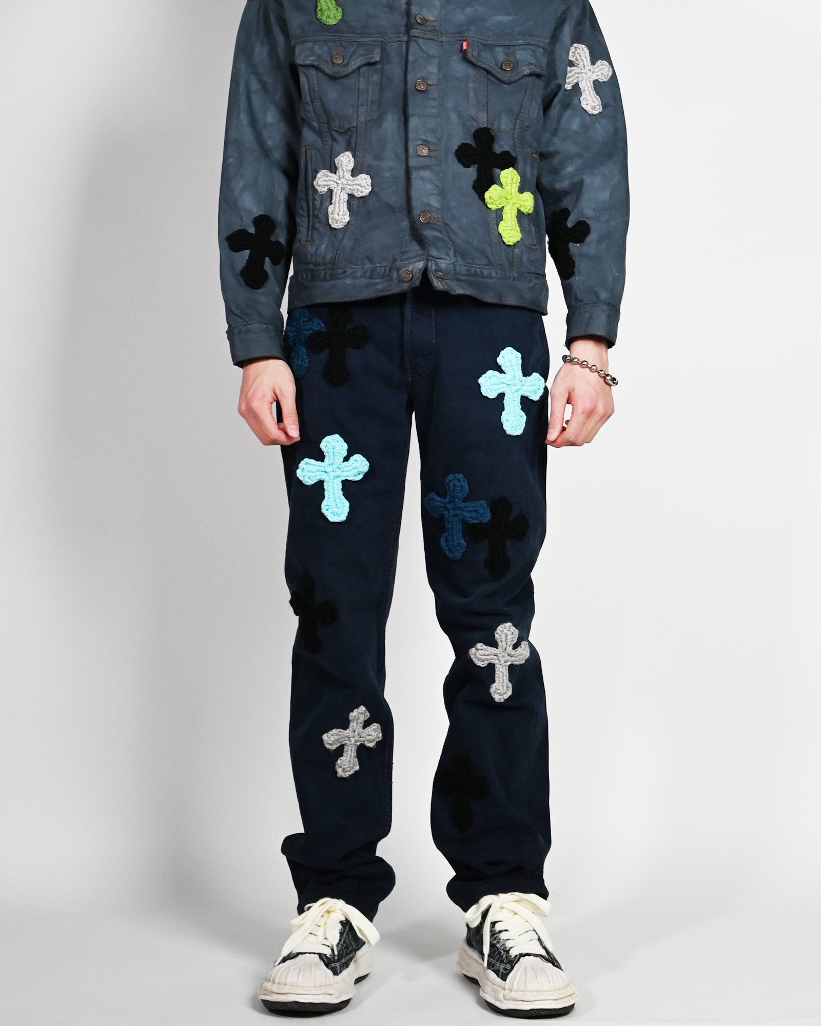 Y.A.R.N. (ヤーン) デニムパンツ Y.A.R.N. DENIM SS-6 / MULTI