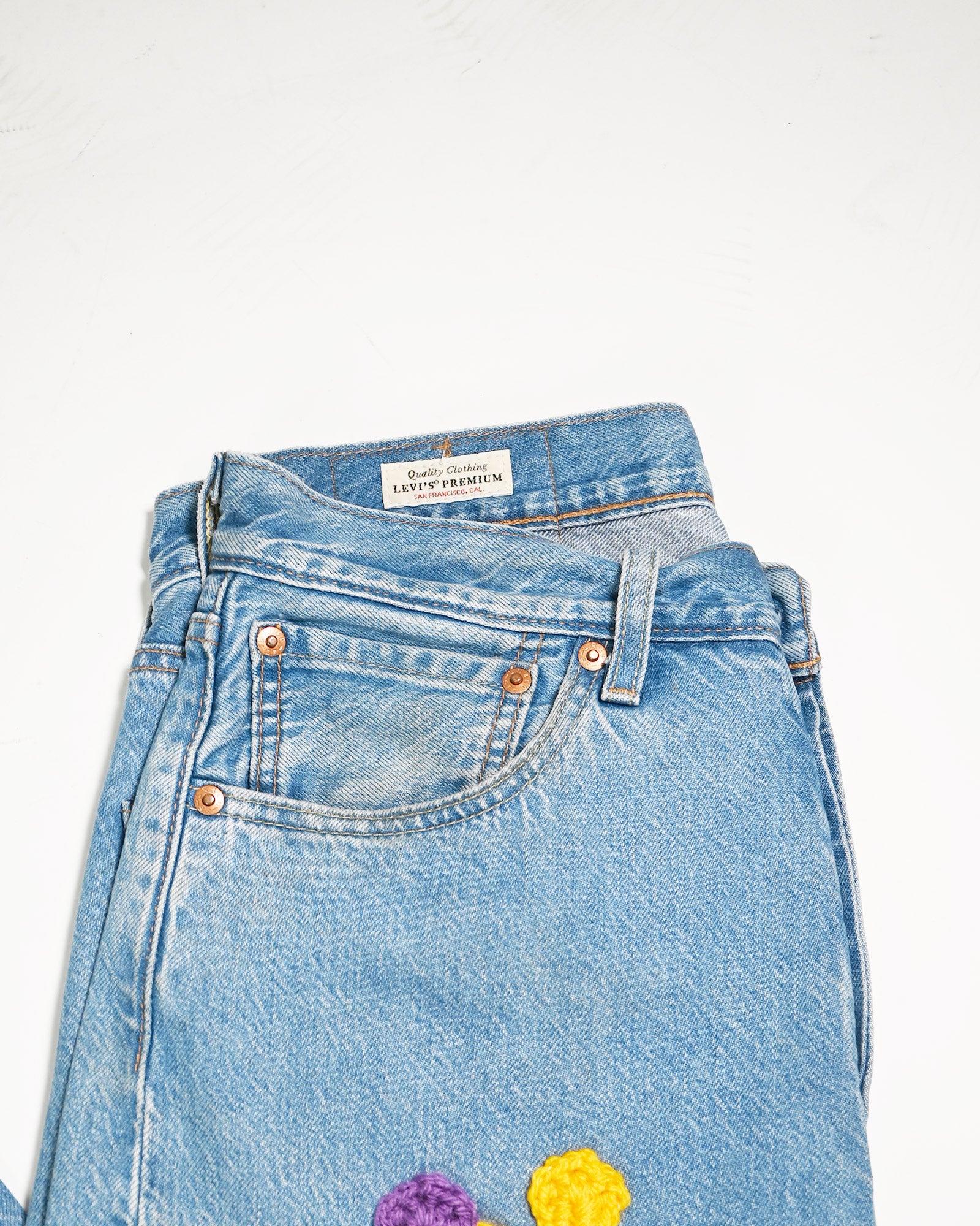 Y.A.R.N.・ヤーン - デニムパンツ Y.A.R.N. DENIM SS10 / MULTI
