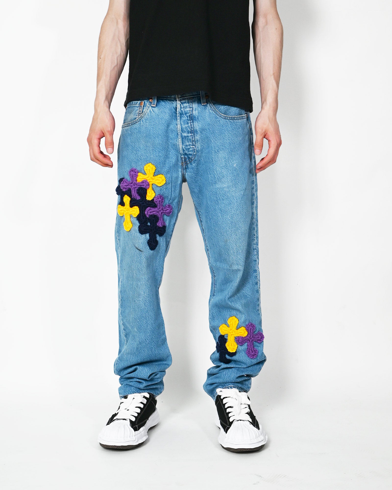 Y.A.R.N.・ヤーン - デニムパンツ Y.A.R.N. DENIM SS10 / MULTI