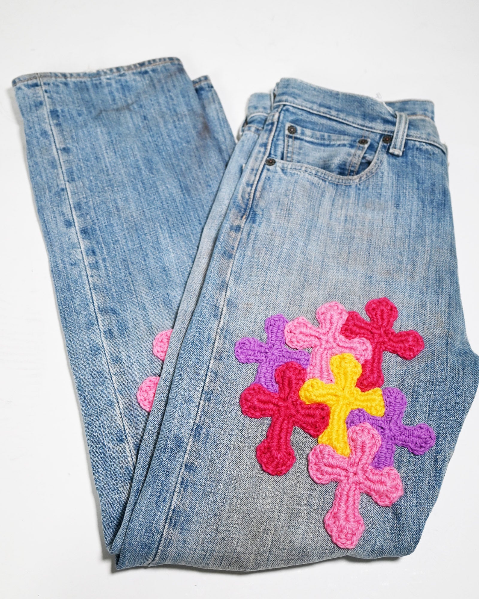 Y.A.R.N.・ヤーン - デニムパンツ Y.A.R.N. DENIM SS17 / MULTI