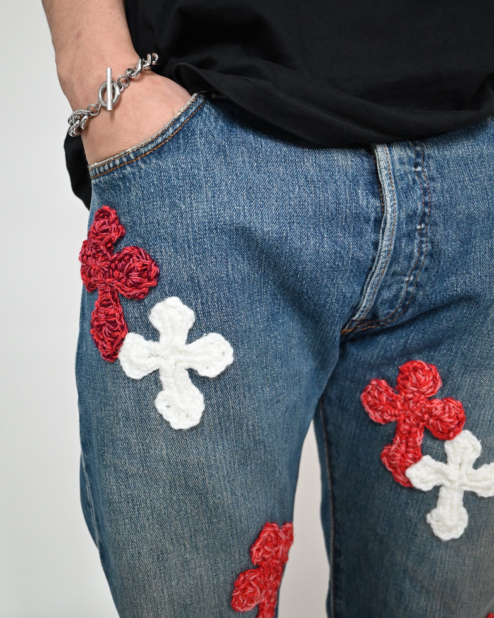 Y.A.R.N.・ヤーン - デニムパンツ Y.A.R.N. DENIM SS22 / MULTI