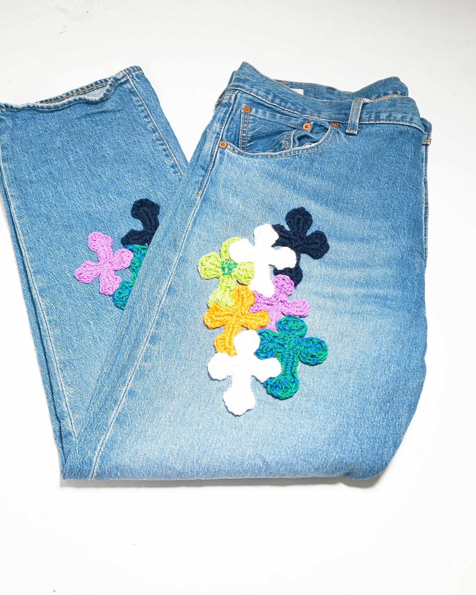 Y.A.R.N.・ヤーン - デニムパンツ Y.A.R.N. DENIM SS23 / MULTI