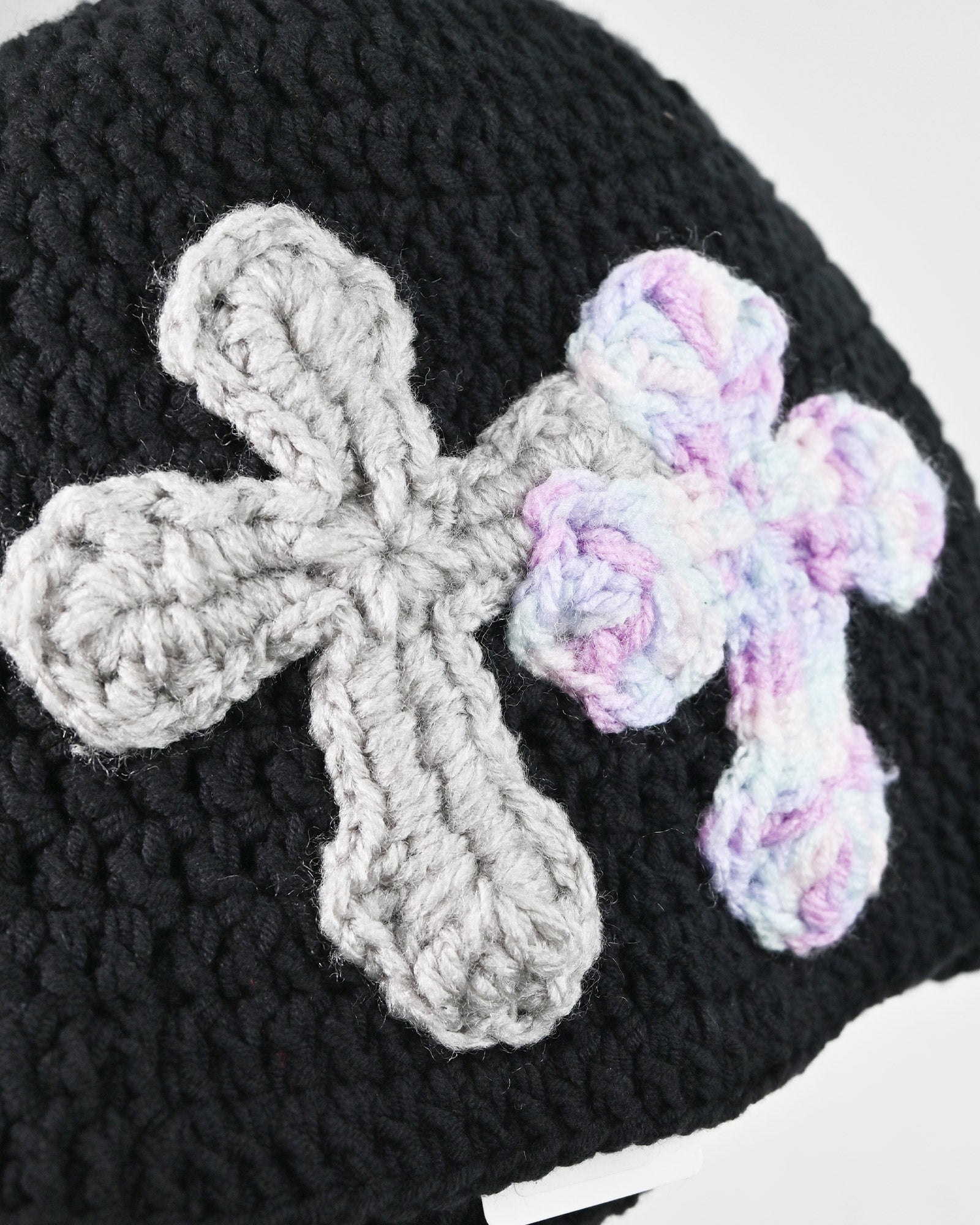 Y.A.R.N.・ヤーン - ニットキャップ・ビーニー Y.A.R.N. KNIT HAT-120 / BLACK