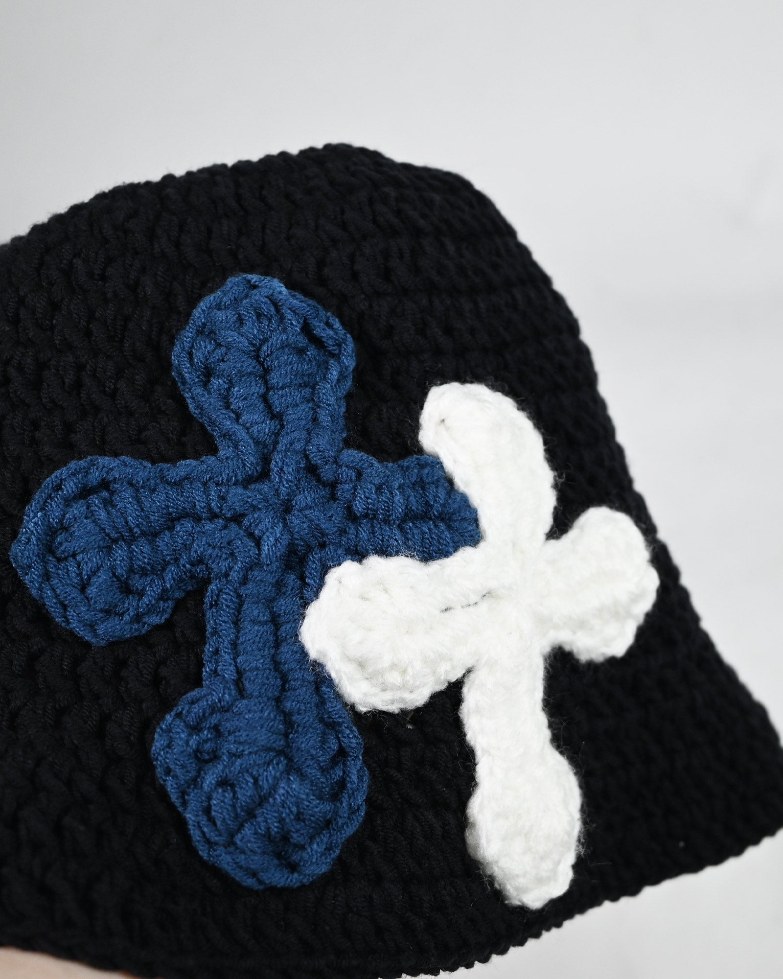 Y.A.R.N.・ヤーン - ニットキャップ・ビーニー Y.A.R.N. KNIT HAT-124 / BLACK