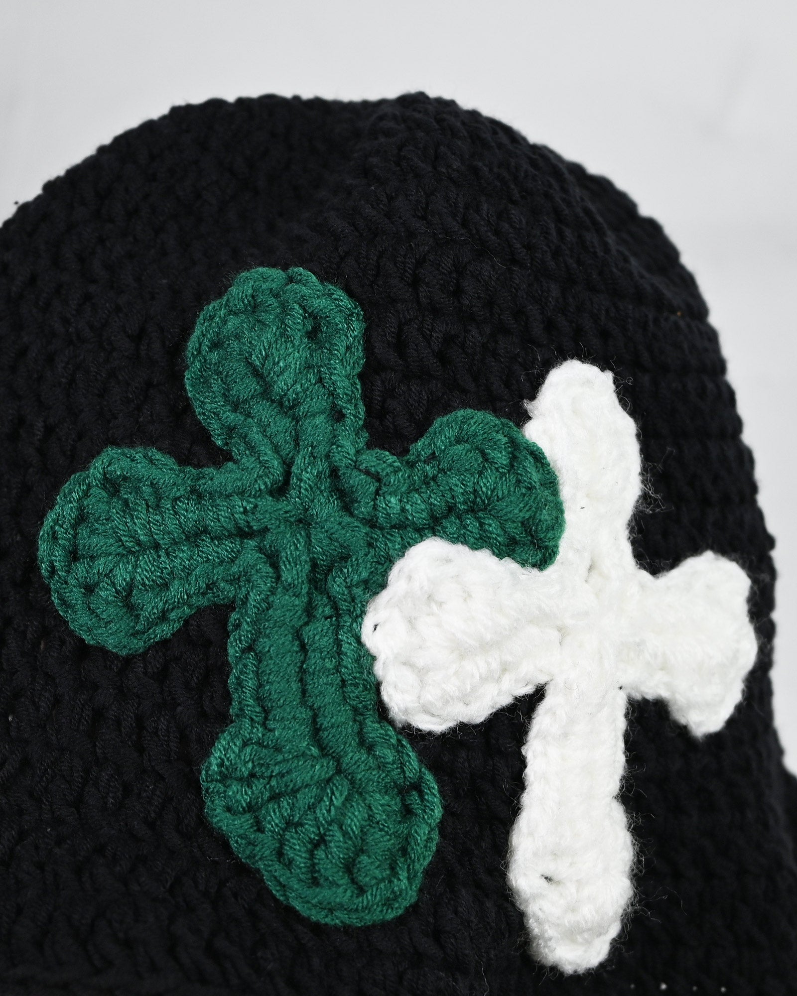 Y.A.R.N.・ヤーン - ニットキャップ・ビーニー Y.A.R.N. KNIT HAT-125 / BLACK