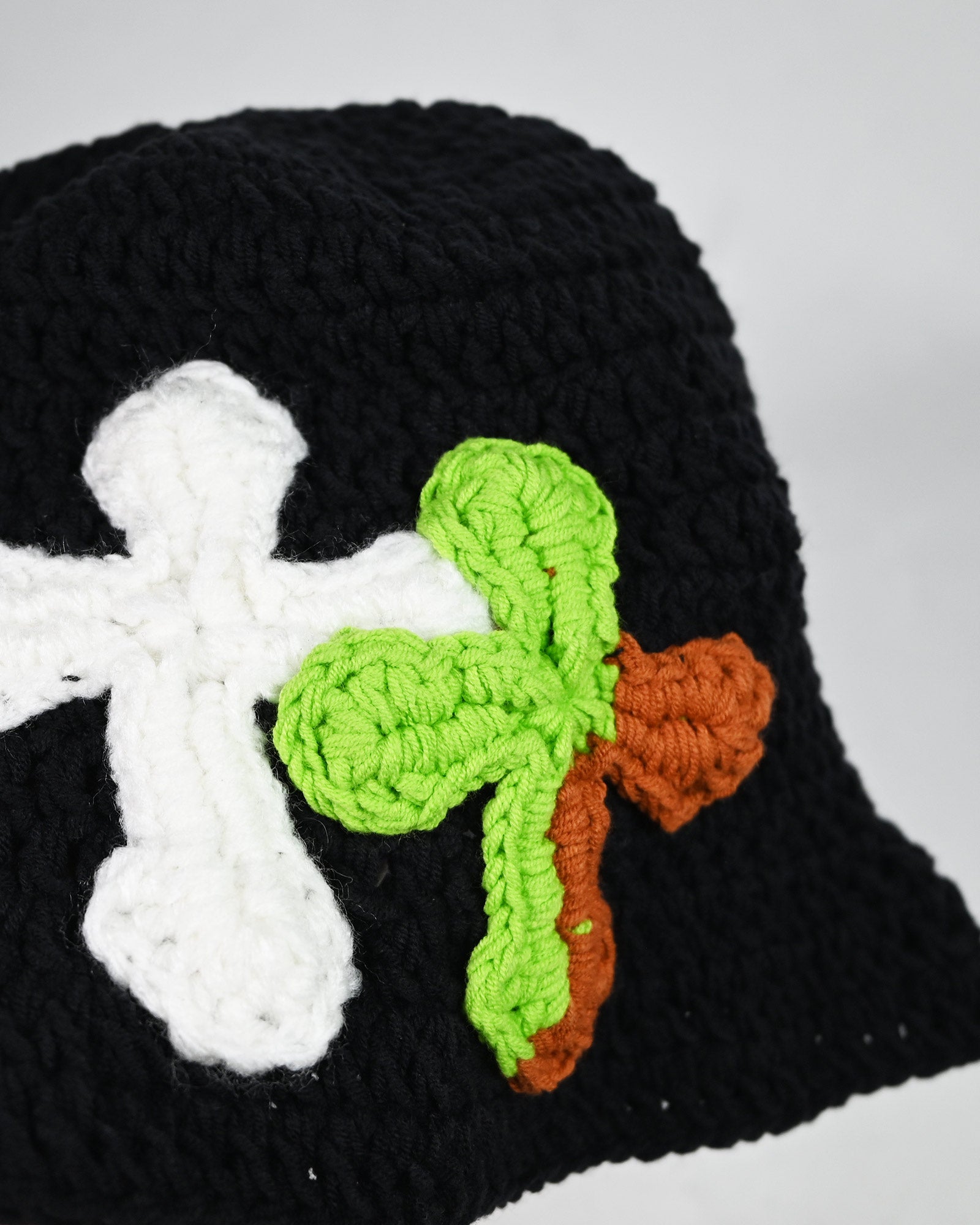 Y.A.R.N.・ヤーン - ニットキャップ・ビーニー Y.A.R.N. KNIT HAT-127 / BLACK