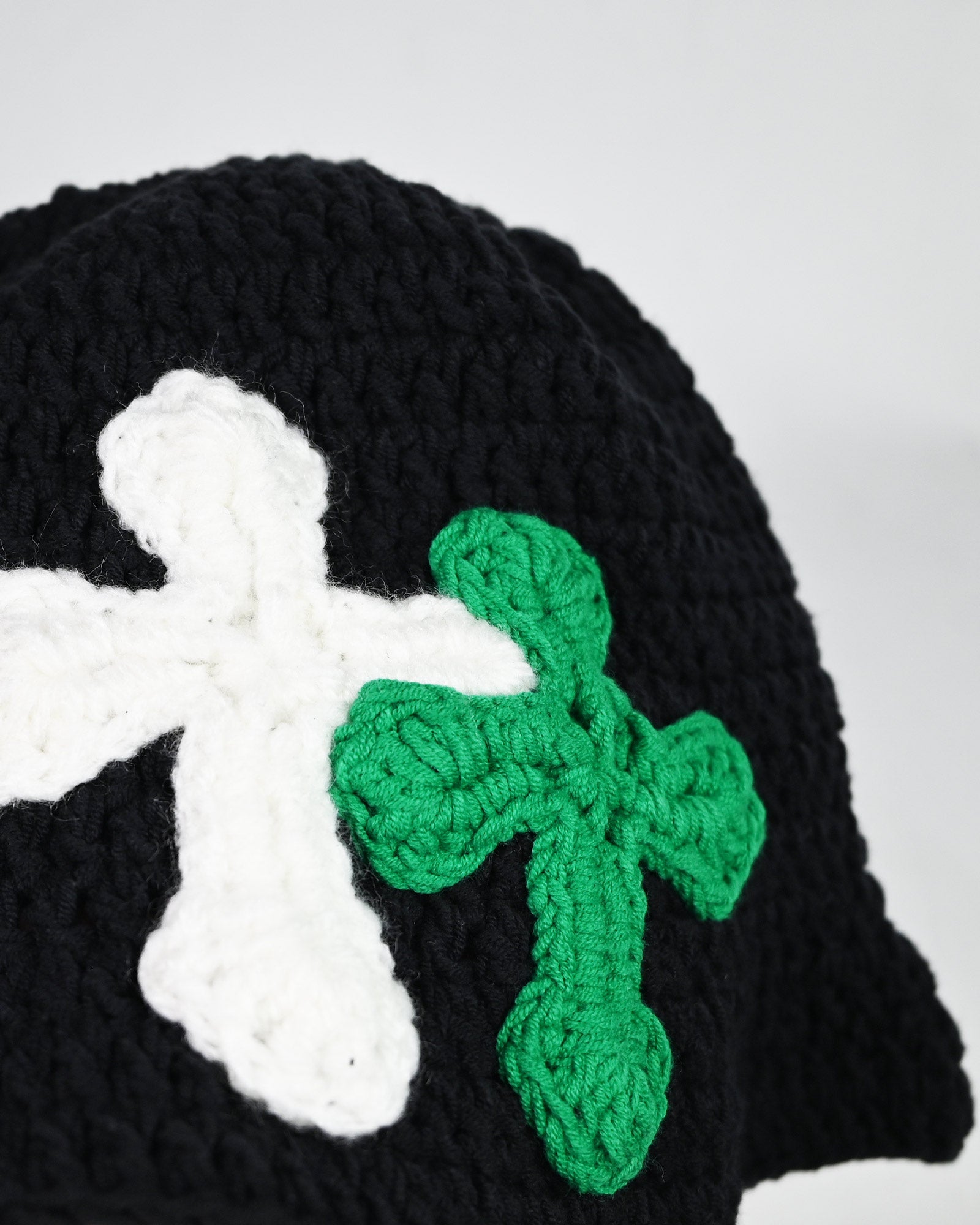 Y.A.R.N.・ヤーン - ニットキャップ・ビーニー Y.A.R.N. KNIT HAT-139 / BLACK