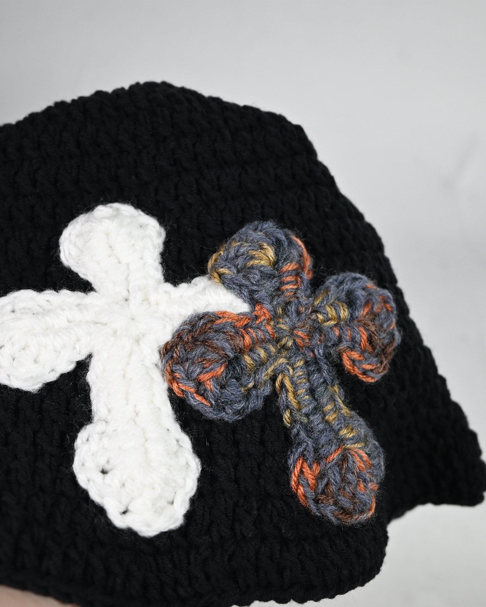 Y.A.R.N.・ヤーン - ニットキャップ・ビーニー Y.A.R.N. KNIT HAT-141 / BLACK