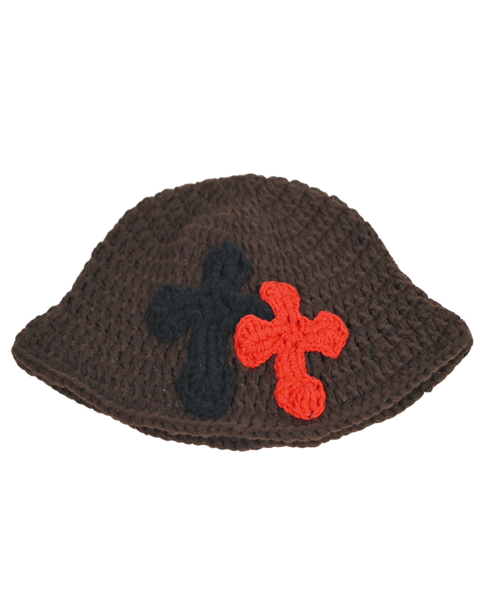 Y.A.R.N. KNIT HAT-155 / BROWN