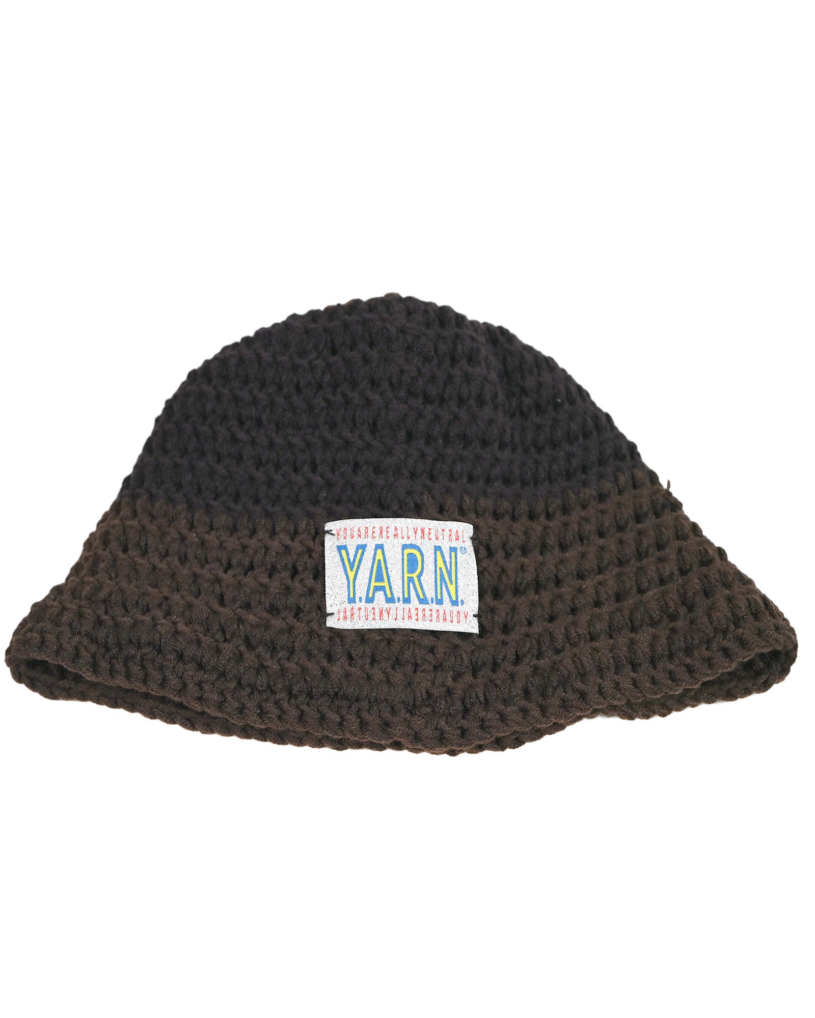 Y.A.R.N.・ヤーン - ニットキャップ・ビーニー Y.A.R.N. KNIT HAT-159 / BROWN