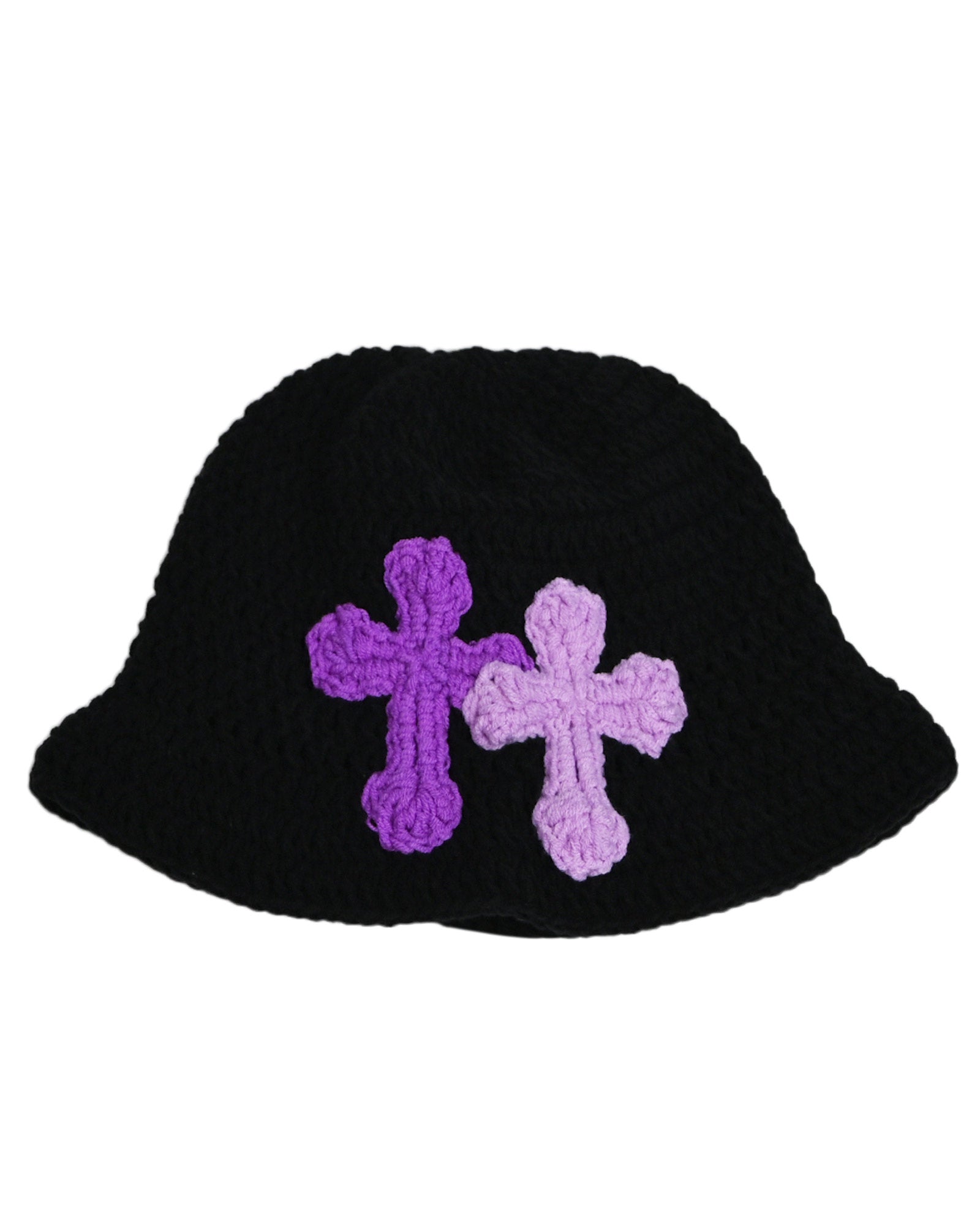 Y.A.R.N. KNIT HAT-66 / BLACK