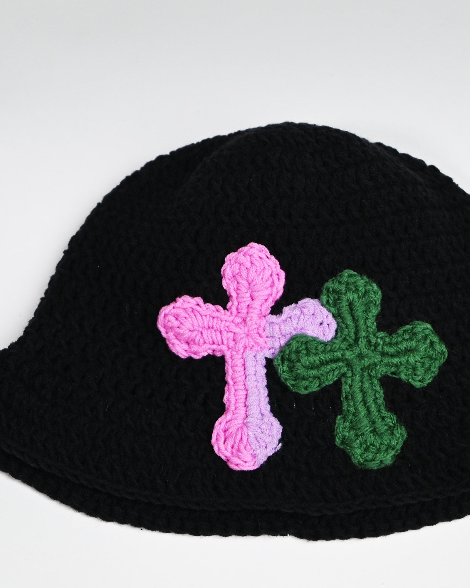 Y.A.R.N.・ヤーン - バケットハット Y.A.R.N. KNIT HAT-67 / BLACK