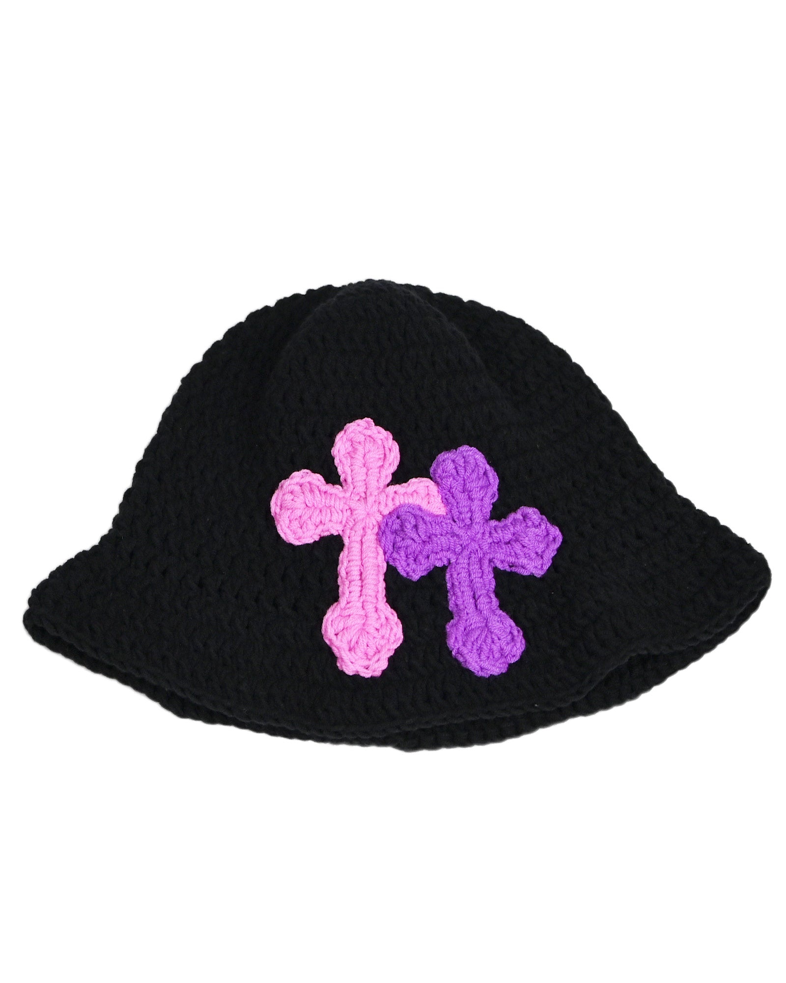 Y.A.R.N. KNIT HAT-68 / BLACK