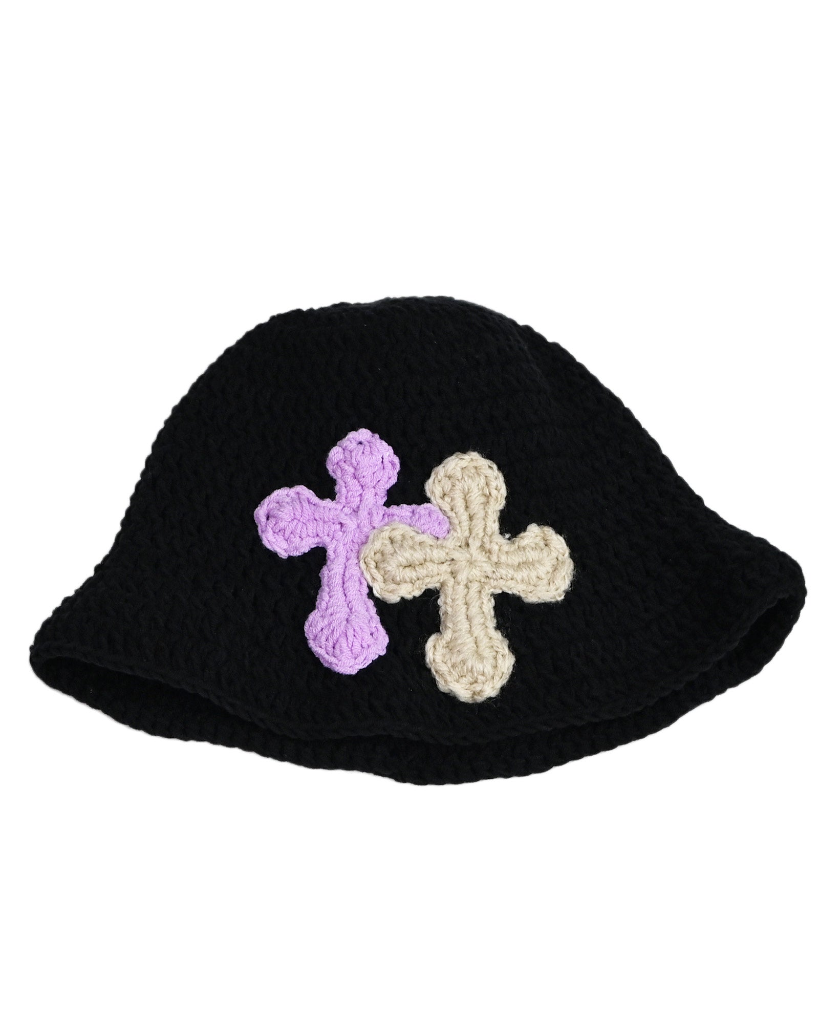 Y.A.R.N. KNIT HAT-81 / BLACK