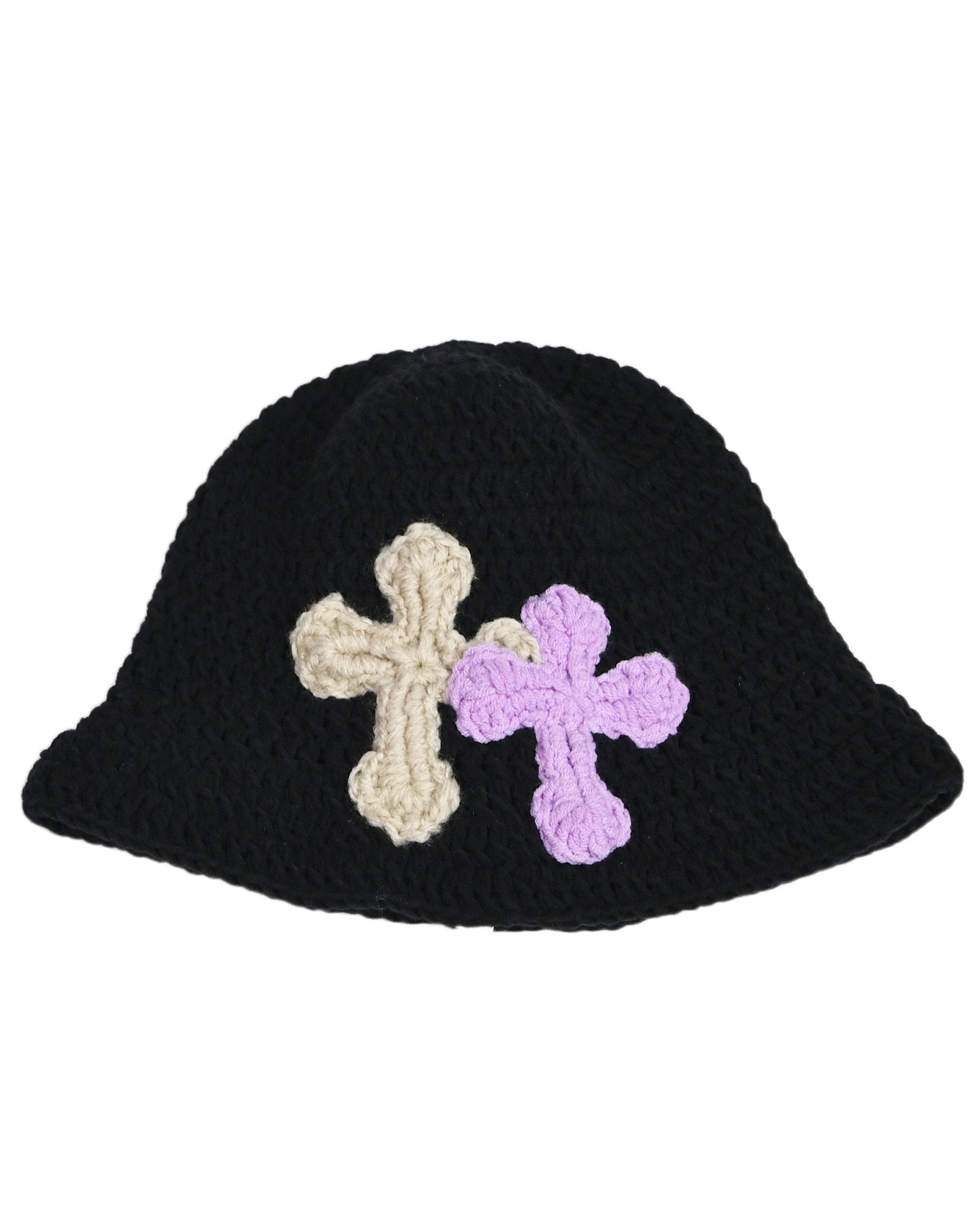 Y.A.R.N. KNIT HAT-86 / BLACK