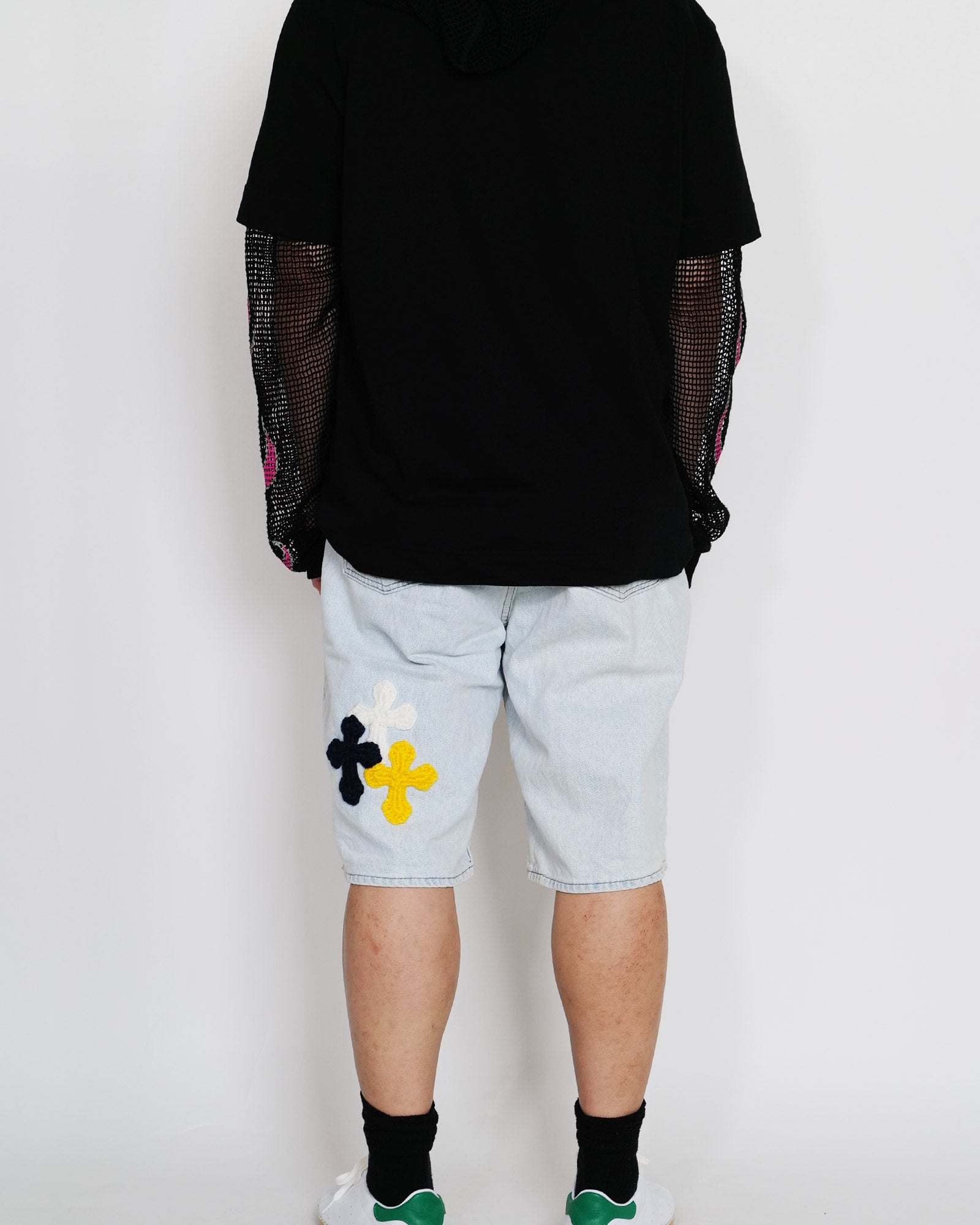 Y.A.R.N.・ヤーン - デニムパンツ Y.A.R.N. SHORTS AW01 / MULTI