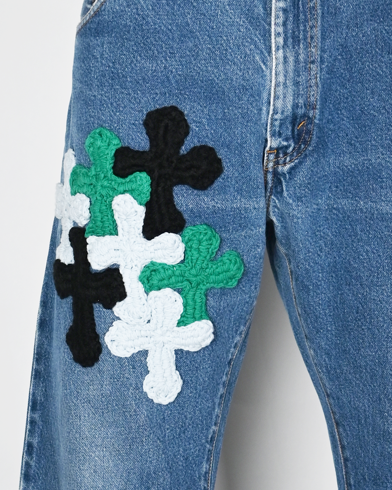 Y.A.R.N.・ヤーン - デニムパンツ Y.A.R.N. BOOT CUT DENIM AW-1 (W36)/ MULTI