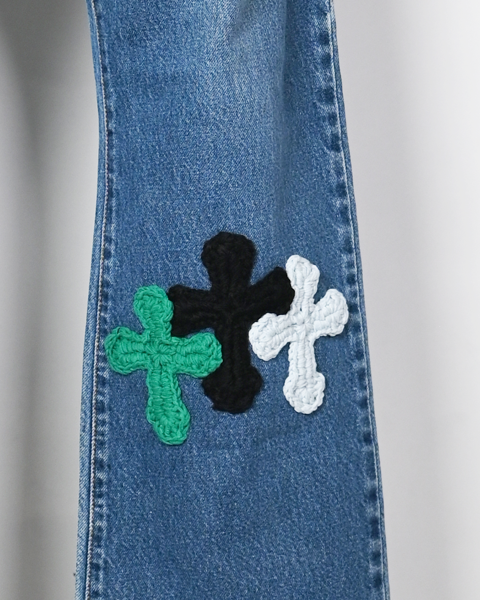 Y.A.R.N.・ヤーン - デニムパンツ Y.A.R.N. BOOT CUT DENIM AW-1 (W36)/ MULTI