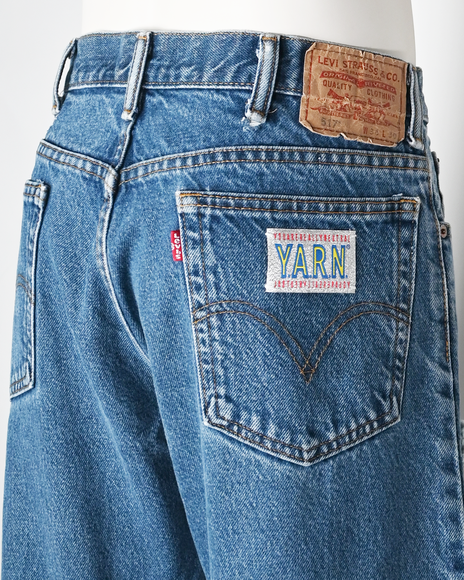 Y.A.R.N.・ヤーン - デニムパンツ Y.A.R.N. BOOT CUT DENIM AW-1 (W36)/ MULTI