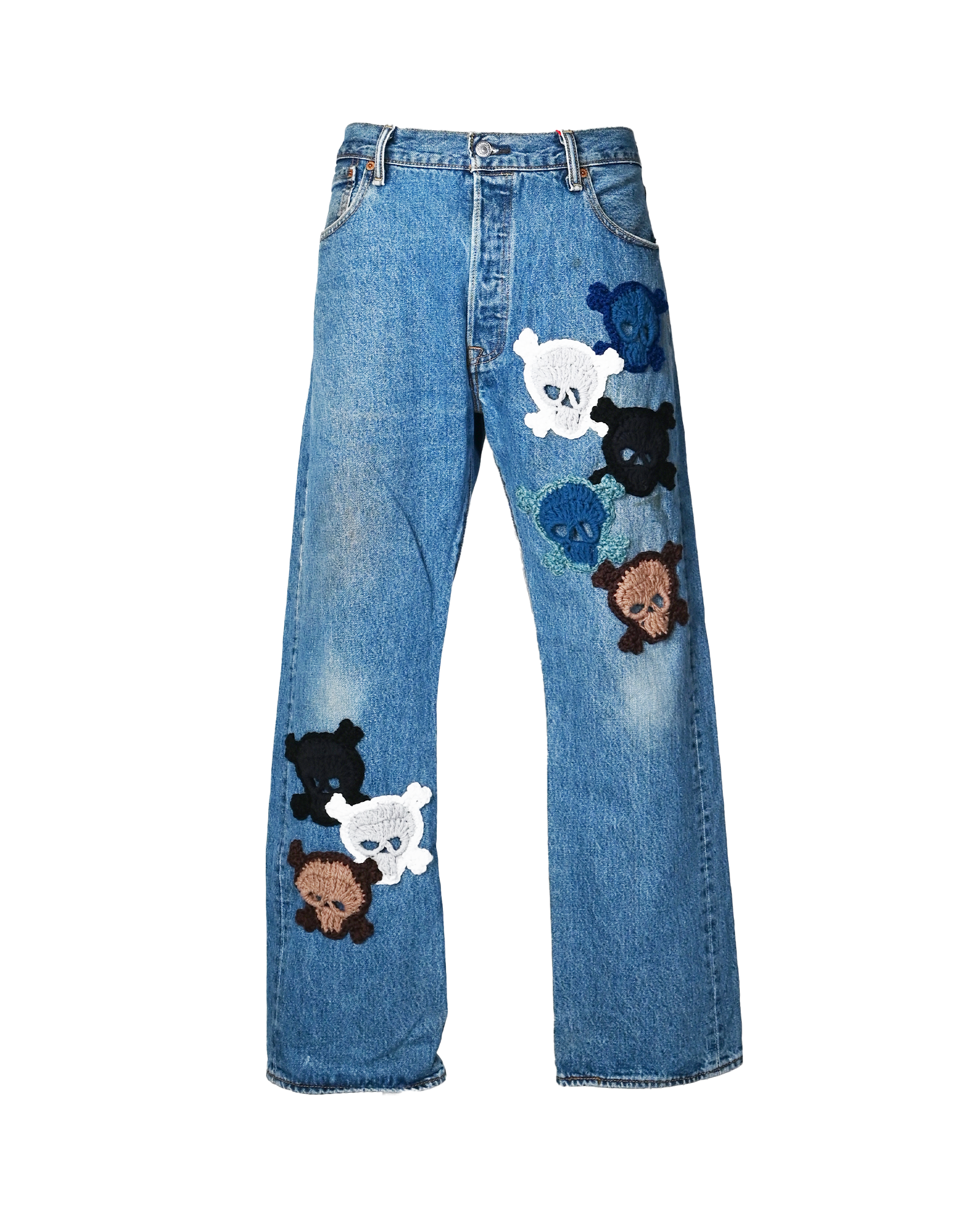 Y.A.R.N. SKULL DENIM-2 (W36) / MULTI